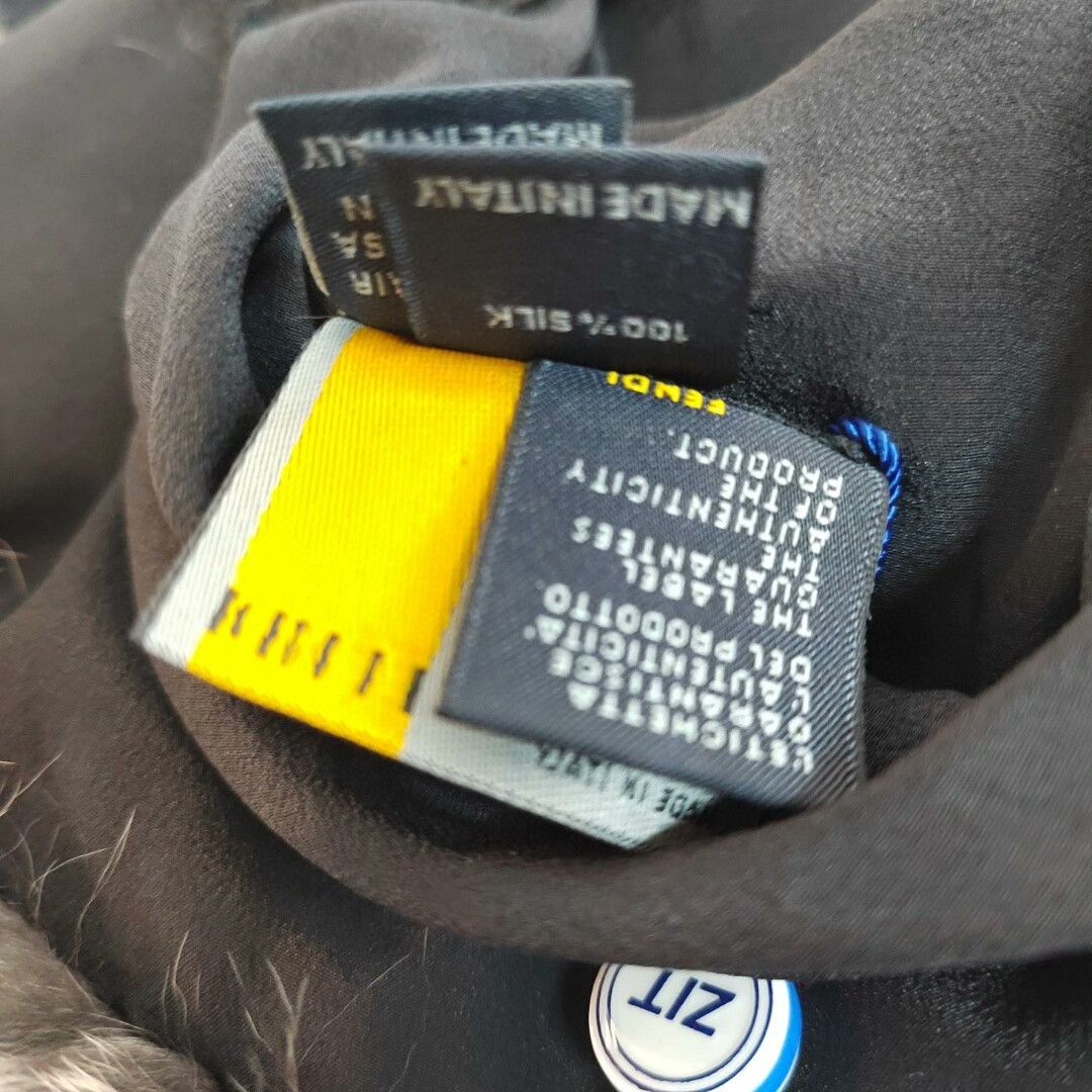 Fendi Fendi Gray Fur Scarf 90cm Size ONE SIZE - 6 Thumbnail