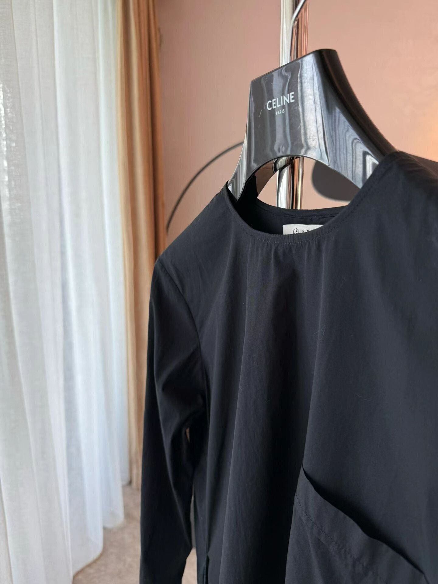 Celine Old Celine Shirt Dress Size XXS / US 00 / IT 34 - 4 Thumbnail