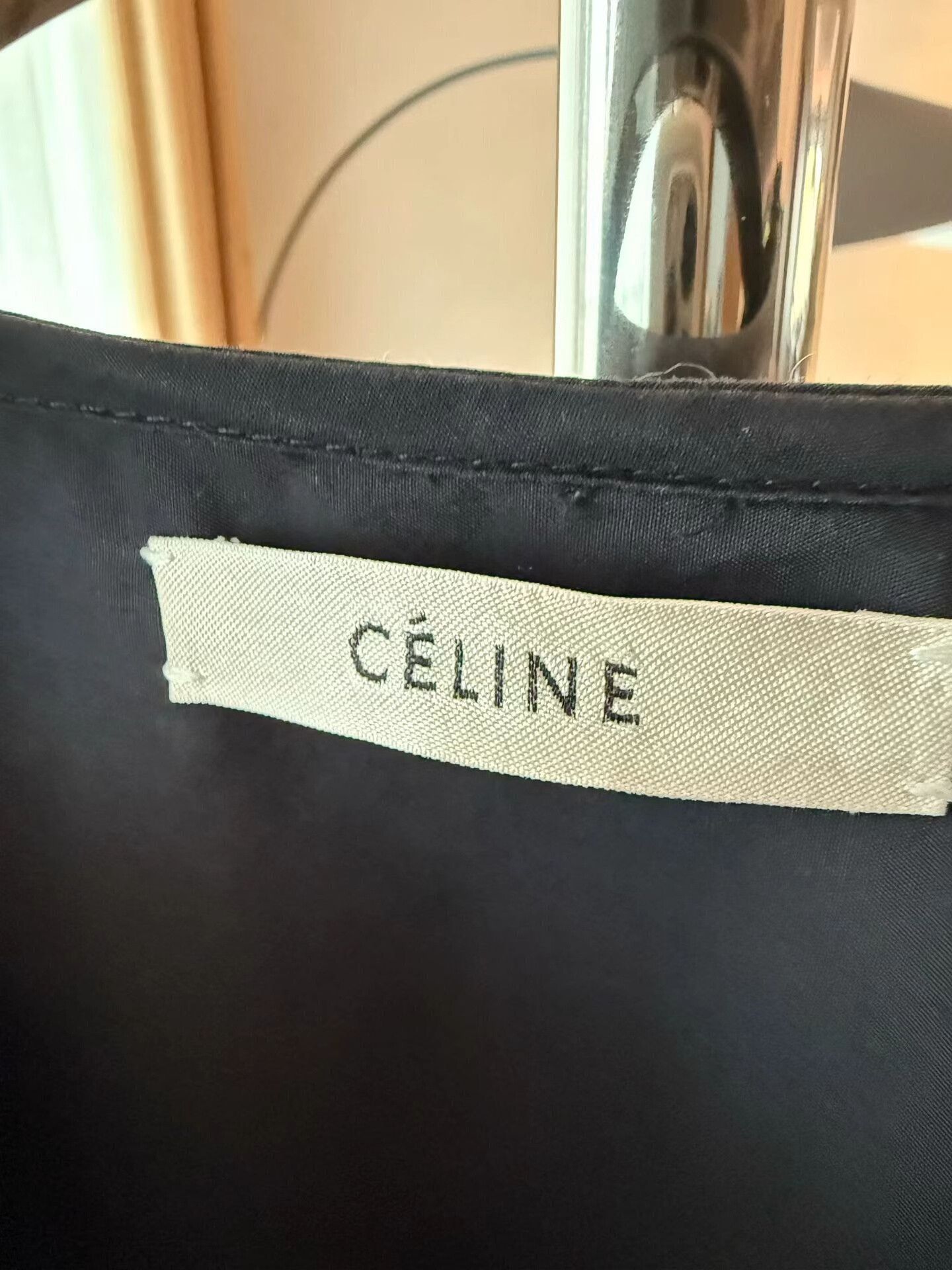 Celine Old Celine Shirt Dress Size XXS / US 00 / IT 34 - 3 Thumbnail
