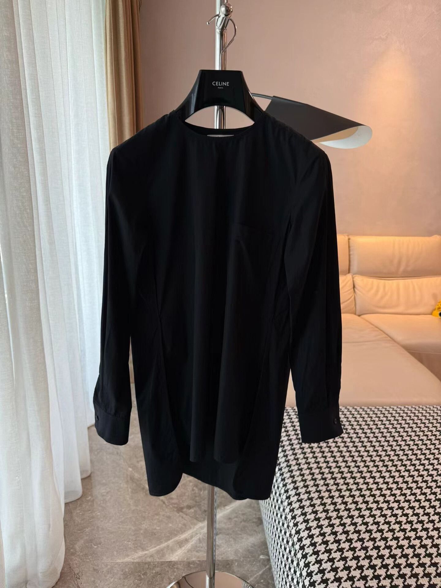 Celine Old Celine Shirt Dress Size XXS / US 00 / IT 34 - 2 Thumbnail