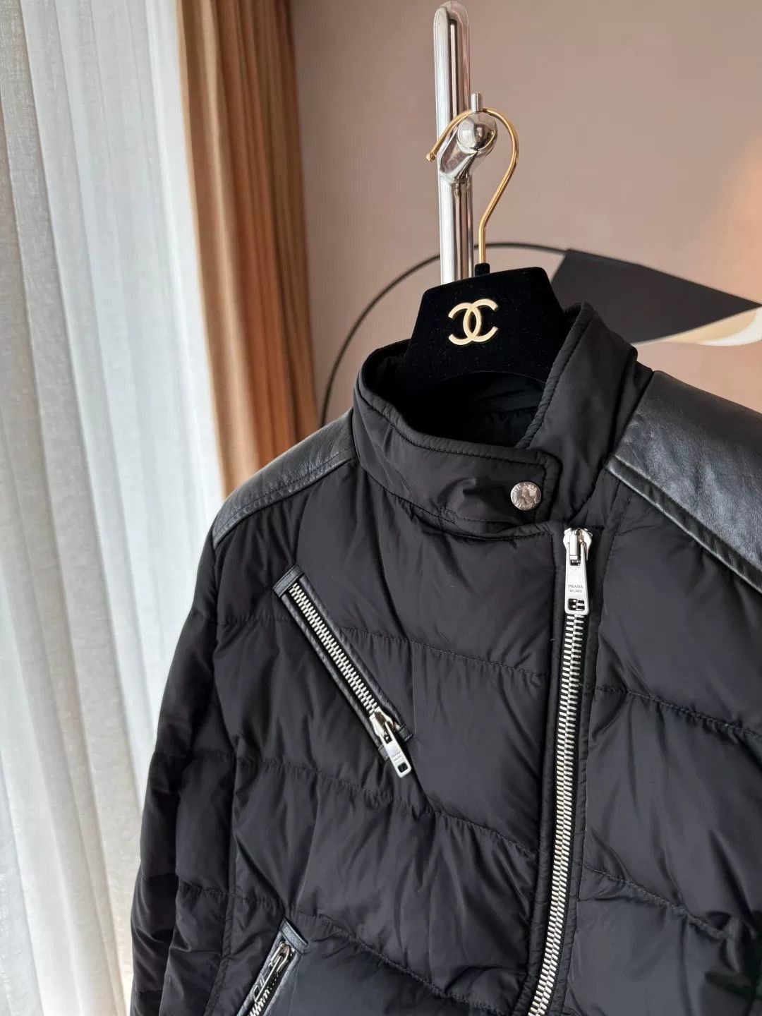 Prada Prada Triangle Logo Patchwork Down Jacket Size M / US 6-8 / IT 42-44 - 3 Thumbnail