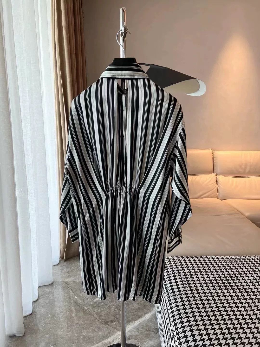 Fendi Fendi Silk Stripe Shirt Dress Size S / US 4 / IT 40 - 2 Thumbnail