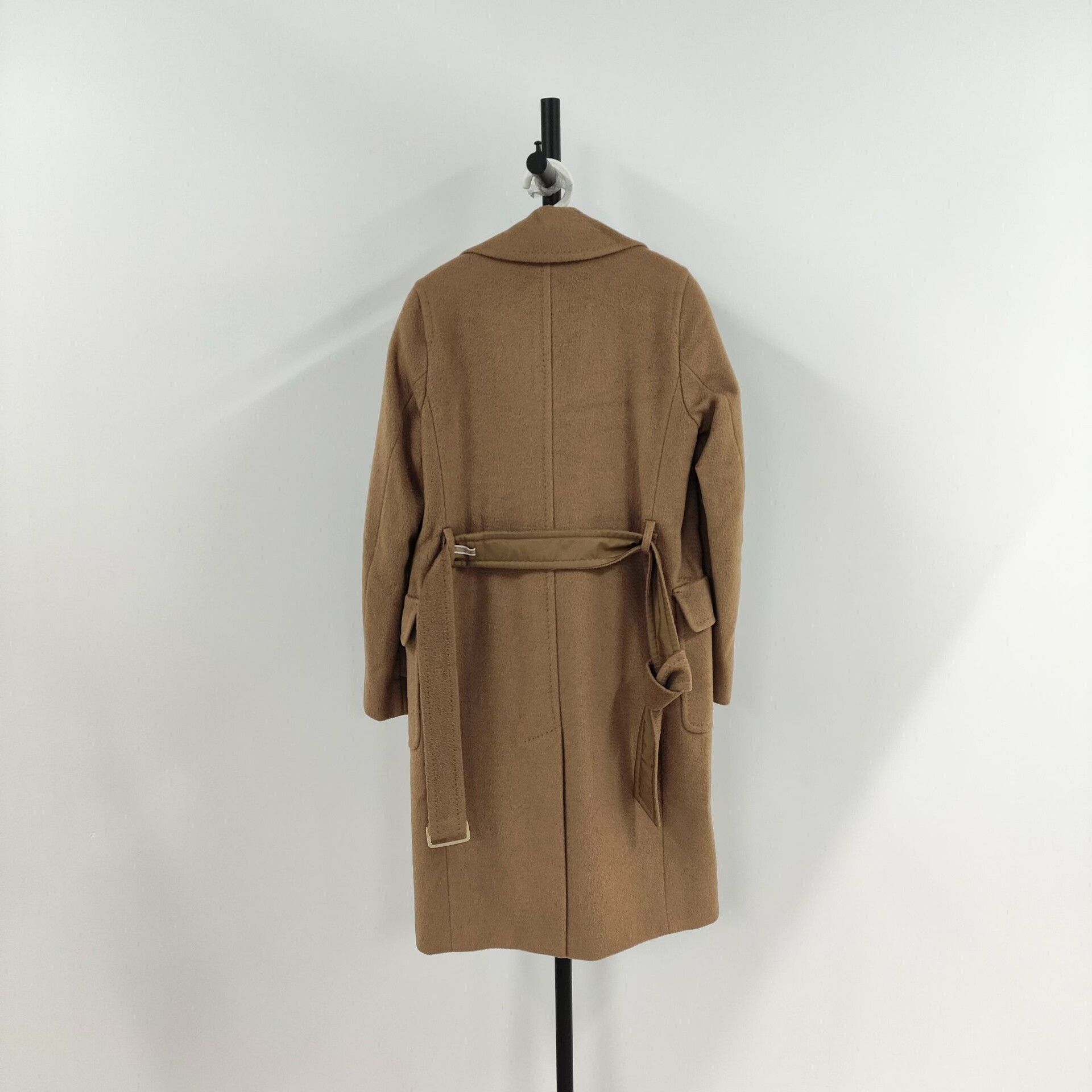 Max Mara MaxMara Brown Camel Hair Mid-Length Coat Size XS / US 0-2 / IT 36-38 - 2 Thumbnail