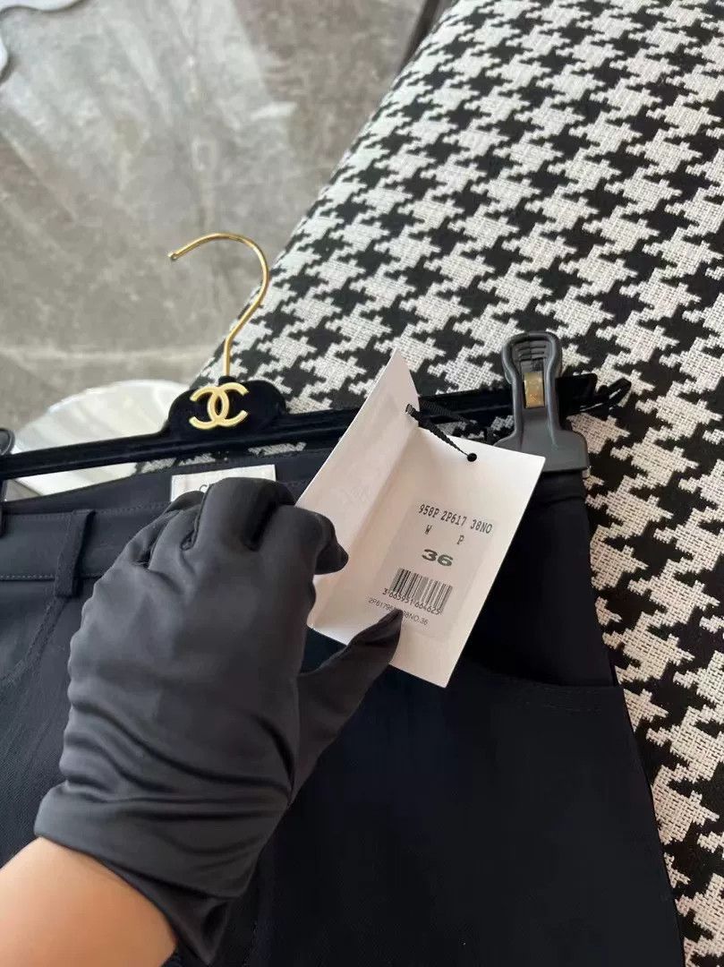 Celine Celine Black Skinny Zipper Pants Size 36" / US 14 / IT 50 - 4 Thumbnail
