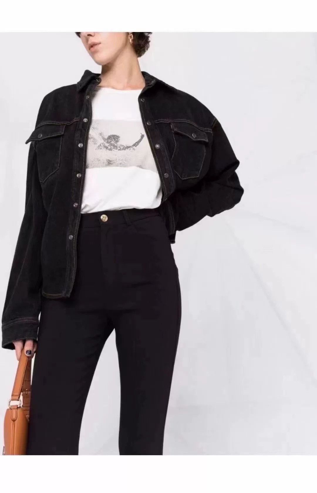 Celine Celine Black Skinny Zipper Pants Size 36" / US 14 / IT 50 - 7 Thumbnail