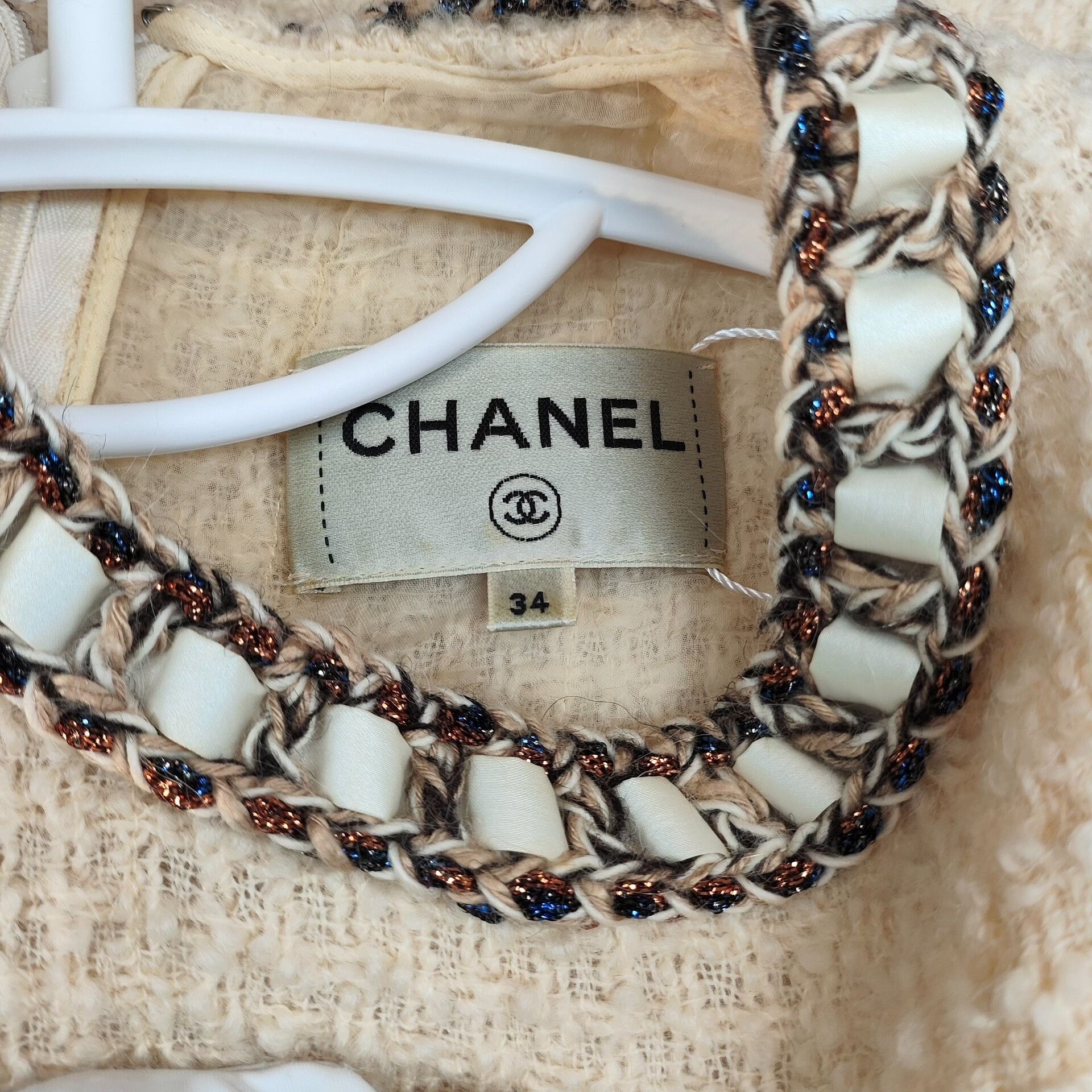 Chanel Chanel Beige Knit Sleeveless Dress 34 Size XXS / US 00 / IT 34 - 3 Thumbnail