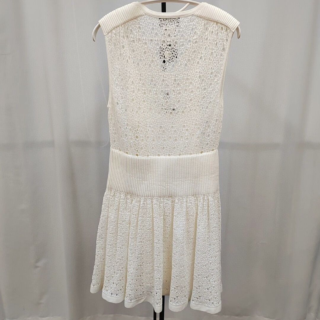 Chanel Chanel Cotton Hollow-Out Dress Size S / US 4 / IT 40 - 2 Thumbnail