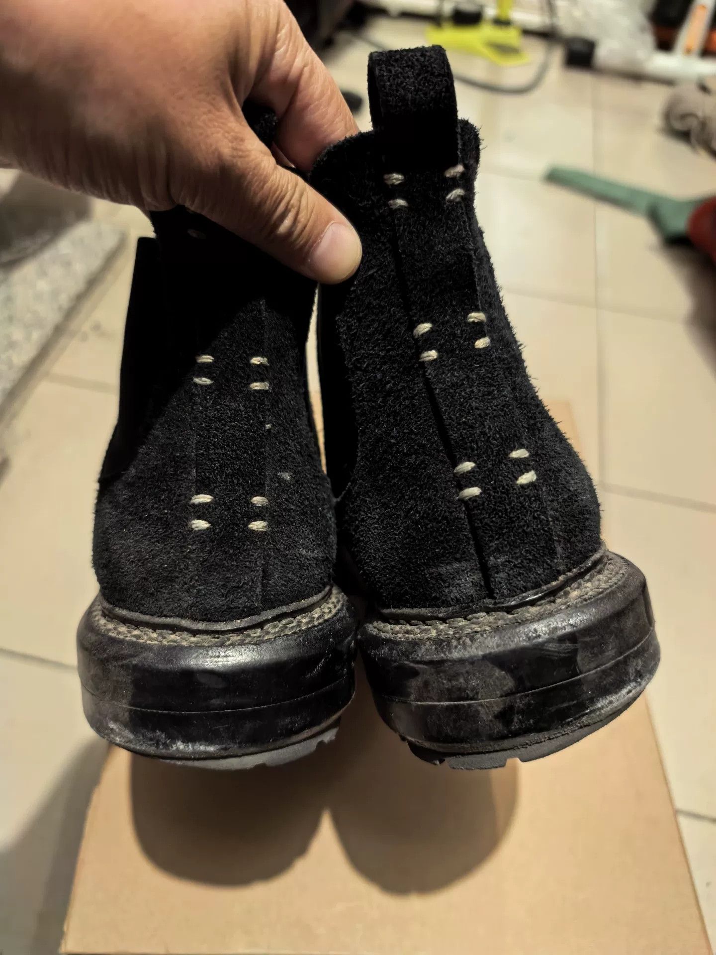 Feit FEIT Radiance Blue Chelsea Black Suede Size US 8 / EU 41 - 3 Thumbnail