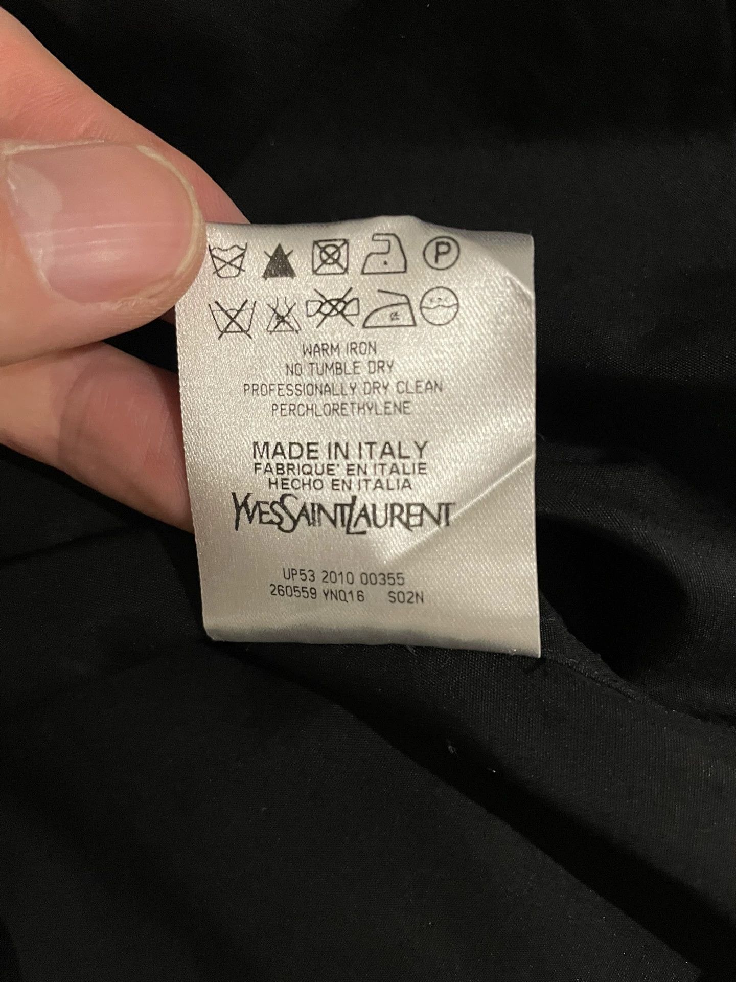 Yves Saint Laurent Yves Saint Laurent YSL Cotton Long-Sleeve Shirt Size XS / US 0-2 / IT 36-38 - 5 Thumbnail