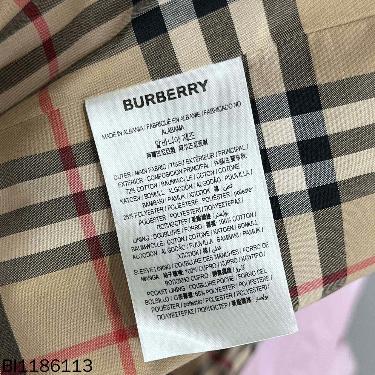 Burberry Burberry Camden Check Trench Coat Pink Lining Size S / US 4 / IT 40 - 5 Thumbnail