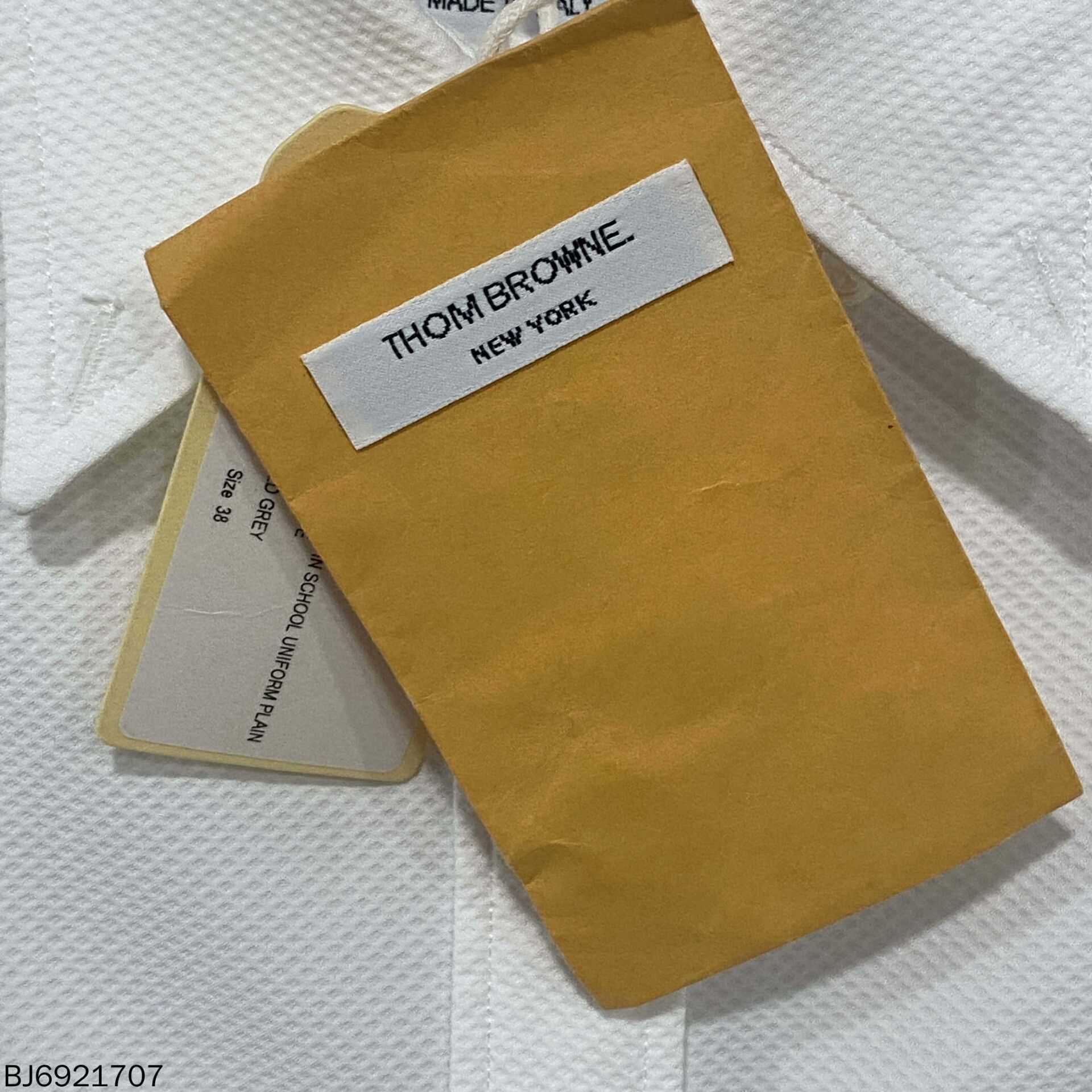 Thom Browne Thom Browne White Base Shirt Size US M / EU 48-50 / 2 - 6 Thumbnail