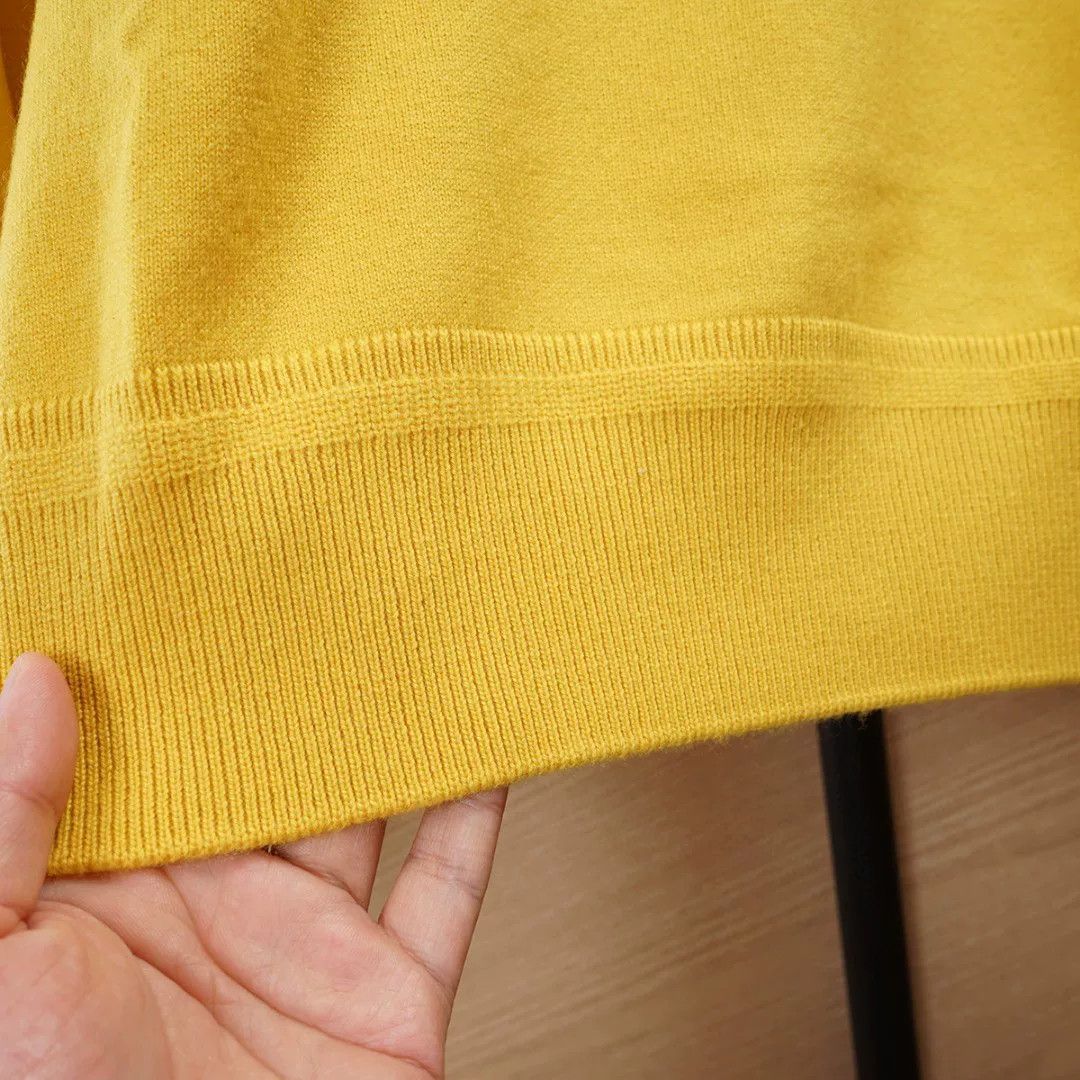 Loro Piana Yellow Cashmere Sweater