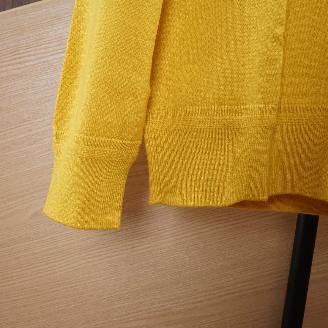 Loro Piana Yellow Cashmere Sweater