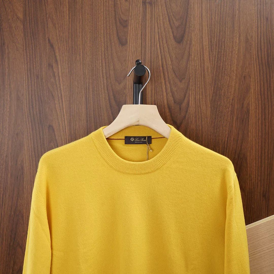 Loro Piana Yellow Cashmere Sweater