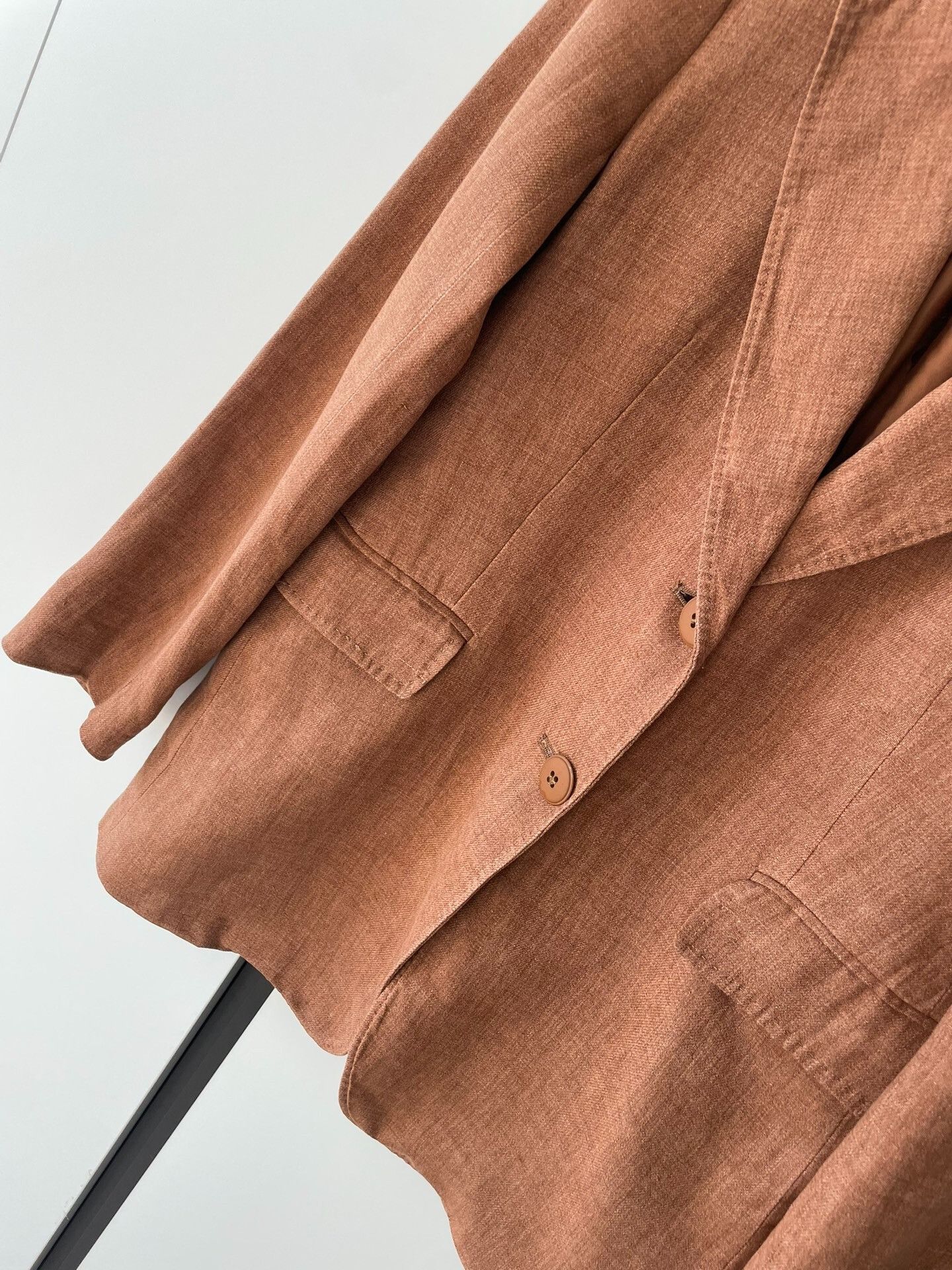Max Mara Maxmara Studio Linen Casual Blazer Size M / US 6-8 / IT 42-44 - 3 Thumbnail