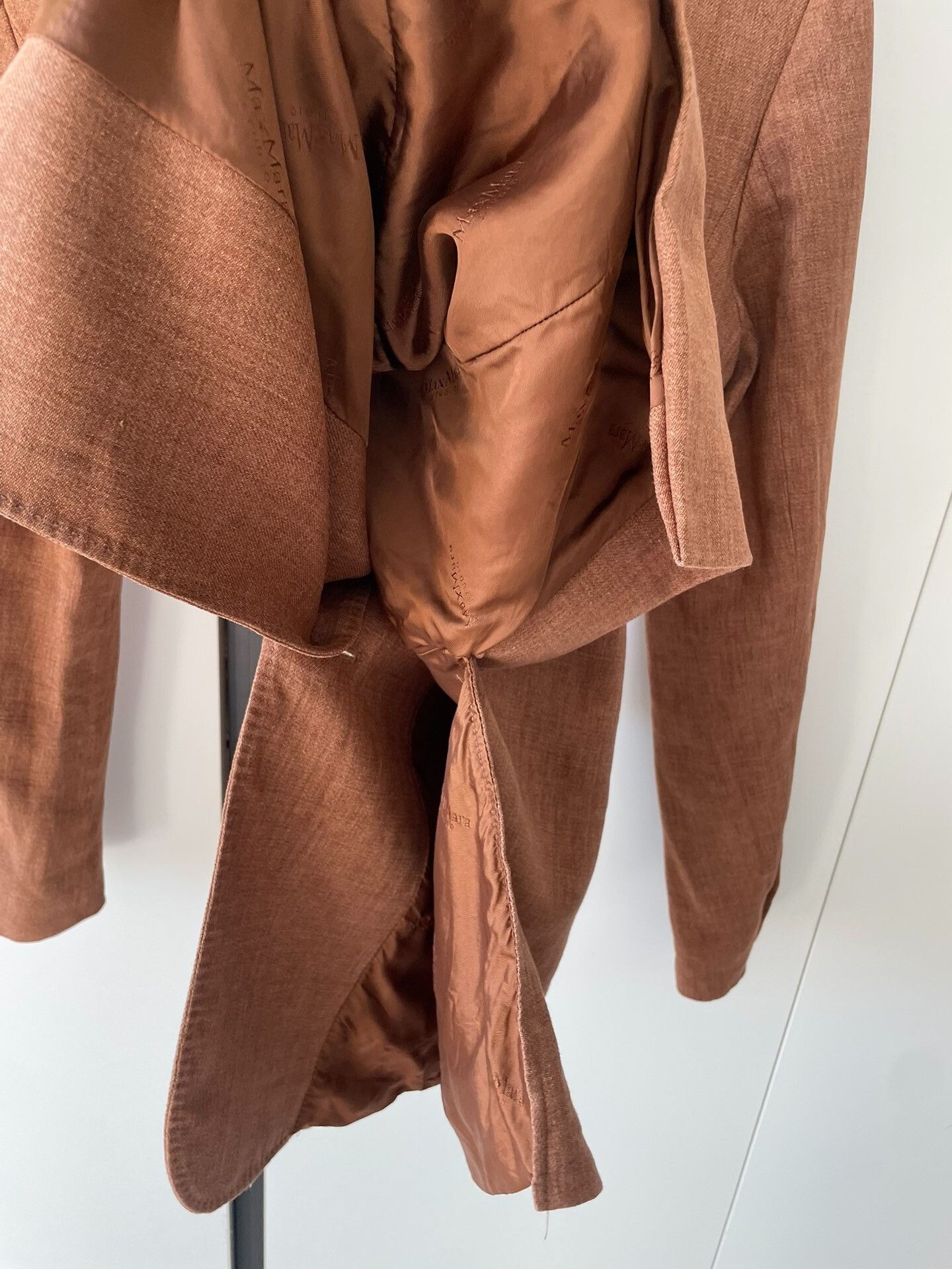 Max Mara Maxmara Studio Linen Casual Blazer Size M / US 6-8 / IT 42-44 - 8 Thumbnail