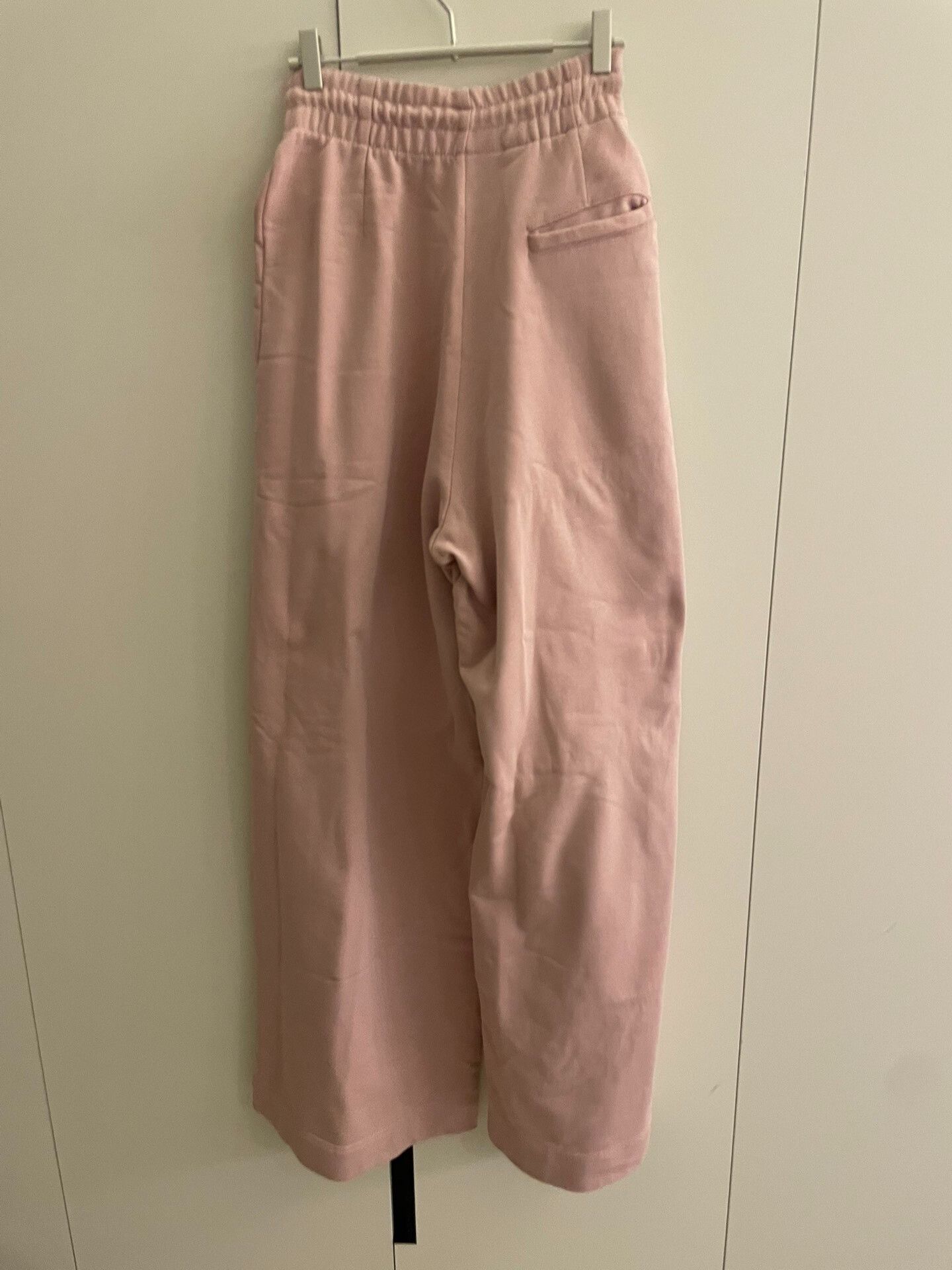 Dries Van Noten Dries Van Noten Pink Cotton High-Waist Wide-Leg Pants Size 28" / US 6 / IT 42 - 2 Thumbnail