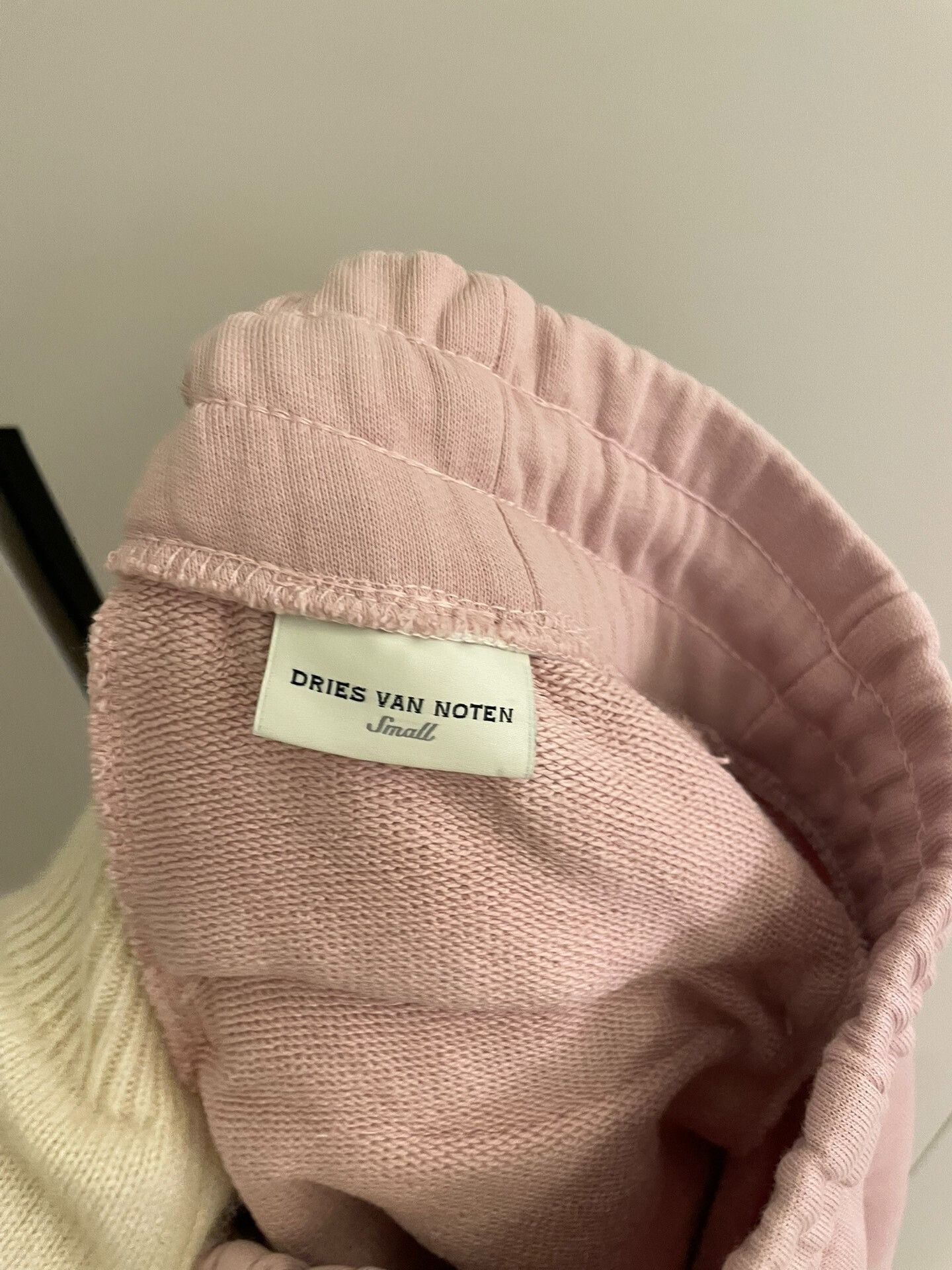 Dries Van Noten Dries Van Noten Pink Cotton High-Waist Wide-Leg Pants Size 28" / US 6 / IT 42 - 4 Thumbnail