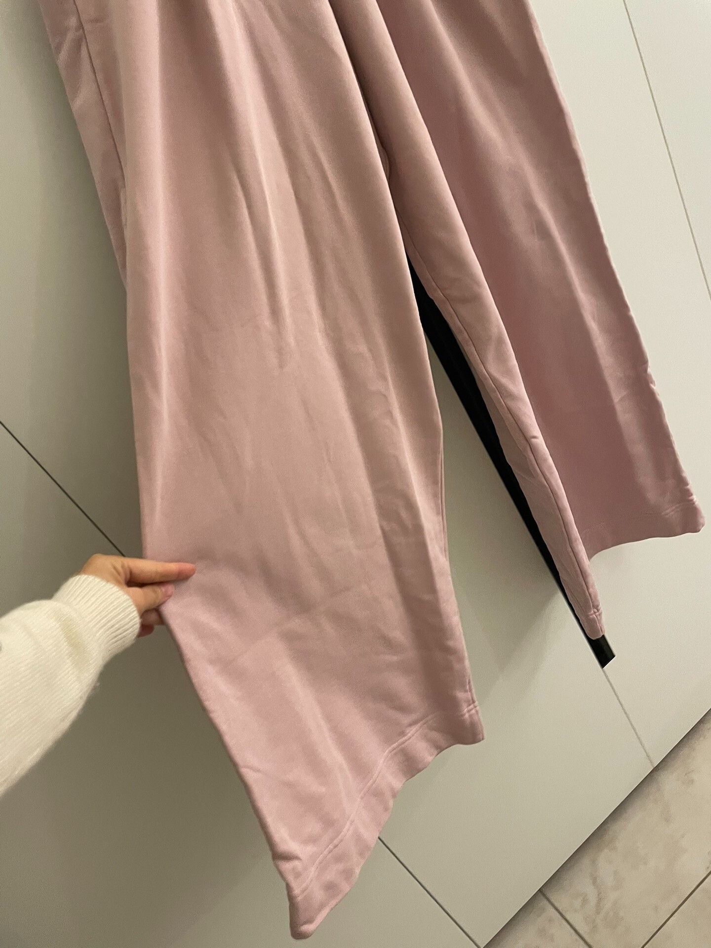 Dries Van Noten Dries Van Noten Pink Cotton High-Waist Wide-Leg Pants Size 28" / US 6 / IT 42 - 7 Thumbnail