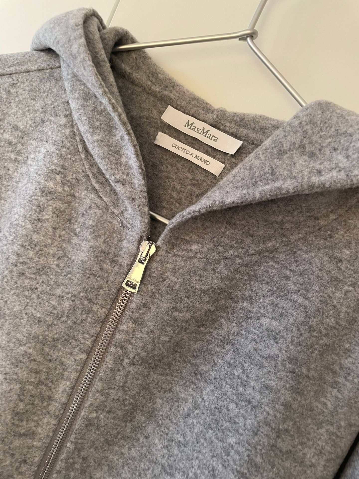 Max Mara MaxMara Etuania Wool Coat Size XS / US 0-2 / IT 36-38 - 7 Thumbnail