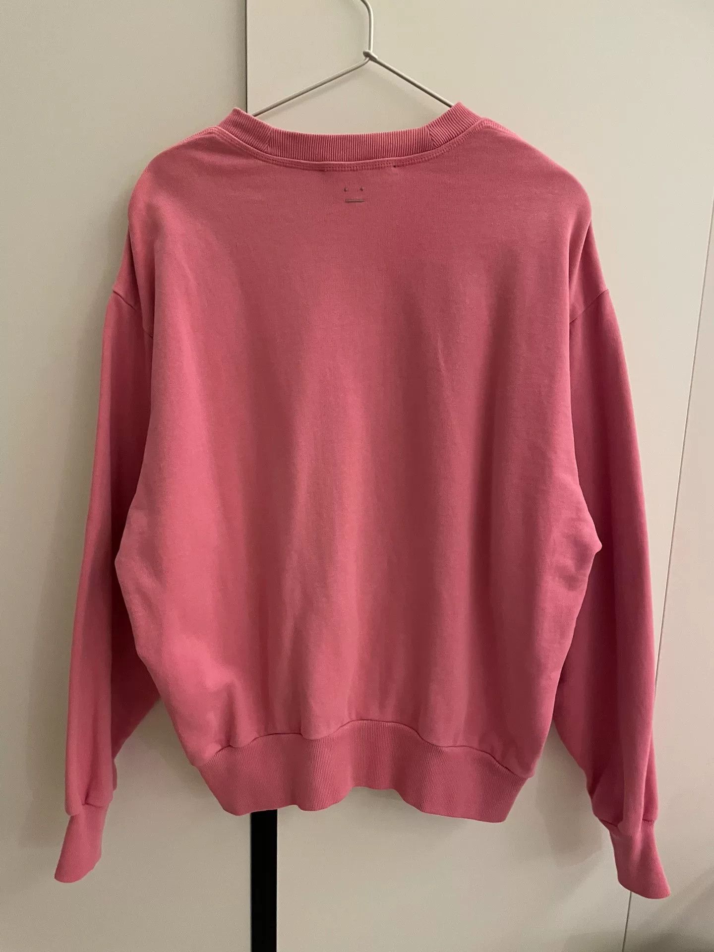 Acne Studios Acne Studios Pink Smiley Face Sweatshirt Size XXS / US 00 / IT 34 - 4 Thumbnail