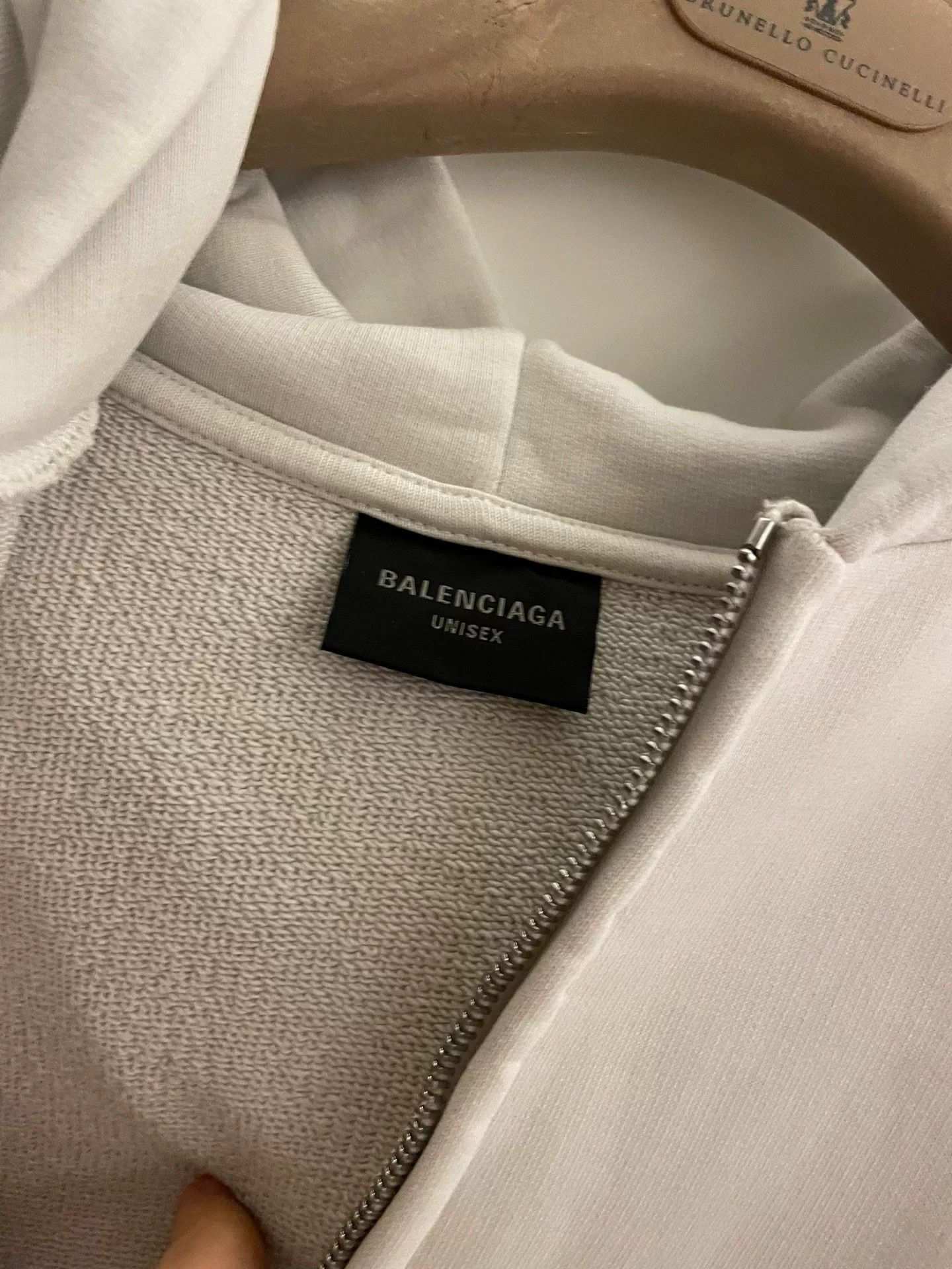 Balenciaga Balenciaga 24aw Loop Sports Zip Hoodie Size US S / EU 44-46 / 1 - 5 Thumbnail