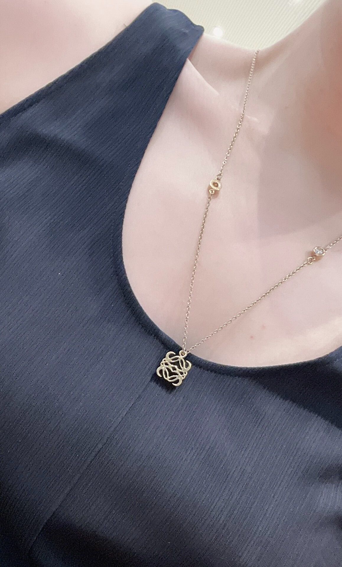 Loewe Loewe Classic Logo Necklace Size ONE SIZE - 4 Thumbnail