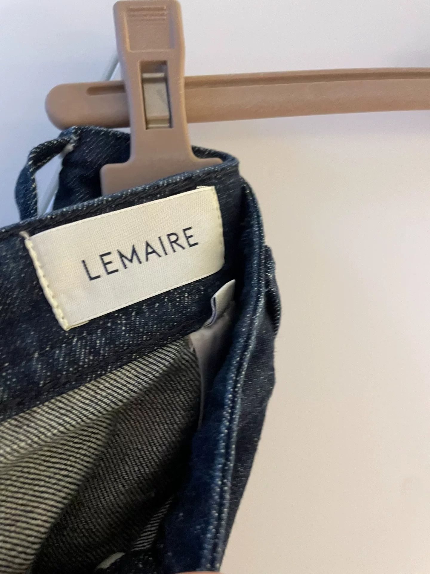 Lemaire LEMAIRE Women's Indigo Denim High-Waist Pants Size 38" / US 16 / IT 52 - 5 Thumbnail