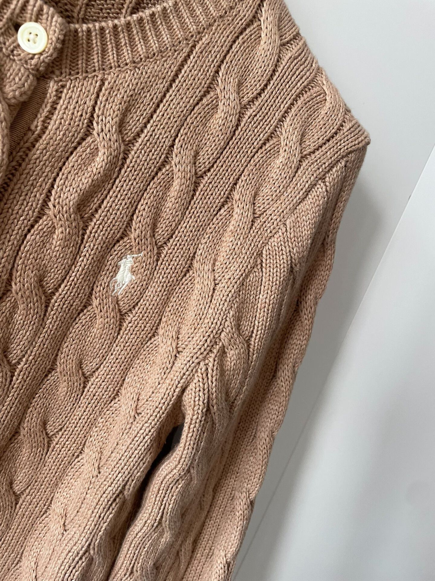 Ralph Lauren Ralph Lauren Women's Cable Knit Cardigan Size S / US 4 / IT 40 - 3 Thumbnail