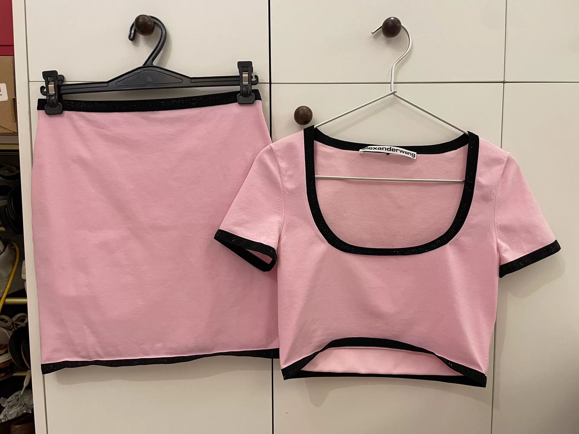 Alexander Wang Alexander Wang Pink Diamond Logo Set Size S / US 4 / IT 40 - 5 Thumbnail