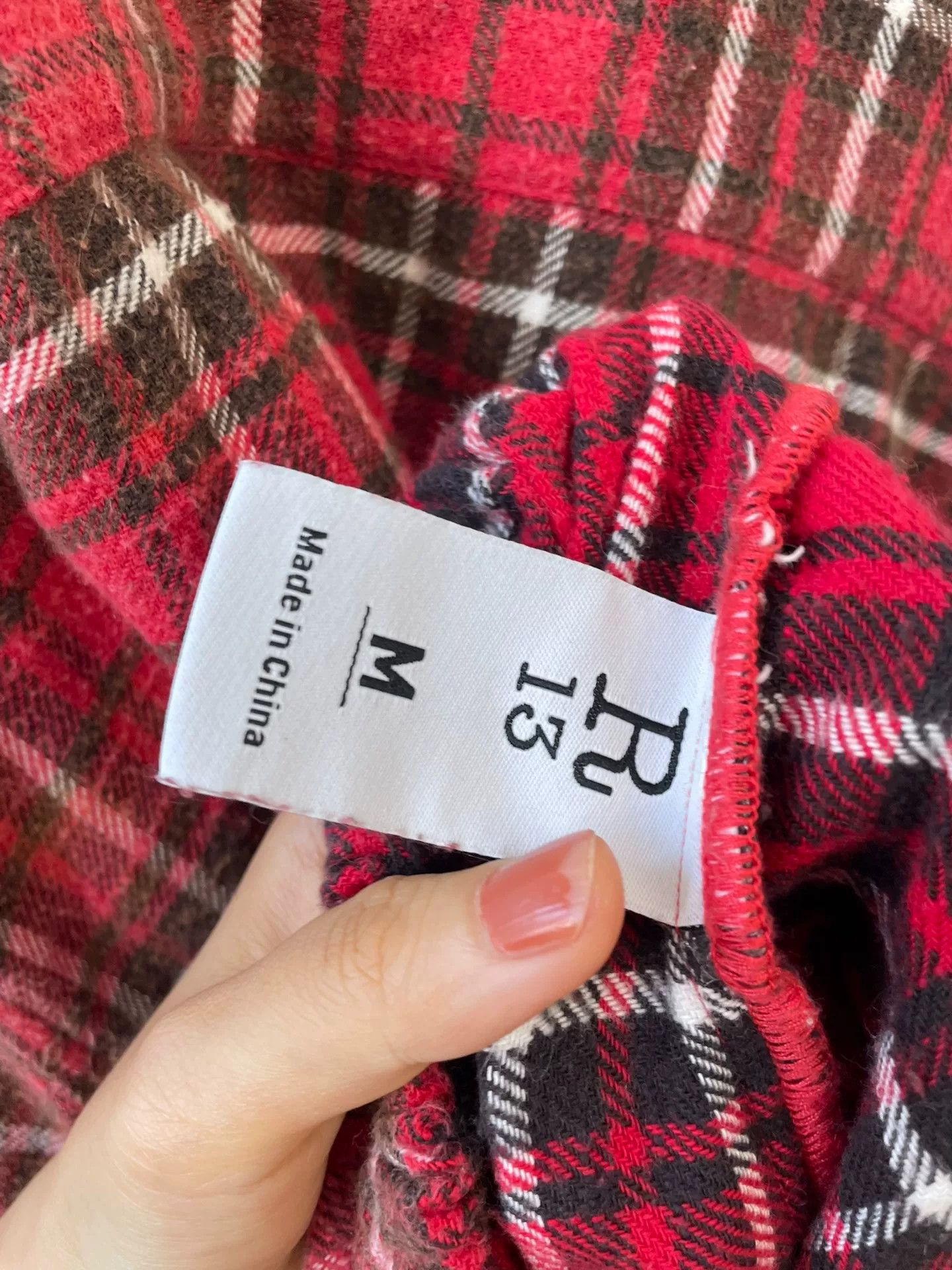 R13 R13 2025 Vintage Red Plaid Shirt Size US M / EU 48-50 / 2 - 7 Thumbnail