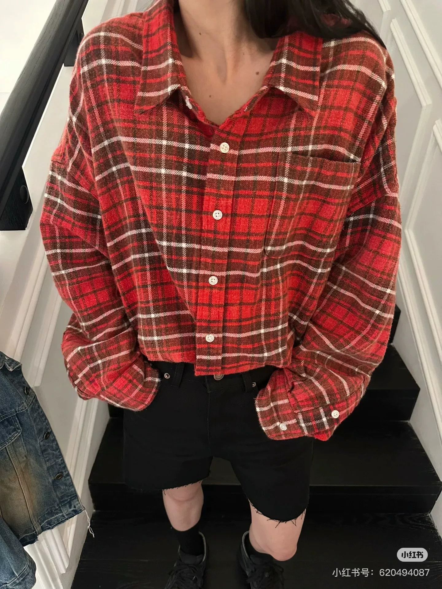R13 R13 2025 Vintage Red Plaid Shirt Size US M / EU 48-50 / 2 - 3 Thumbnail