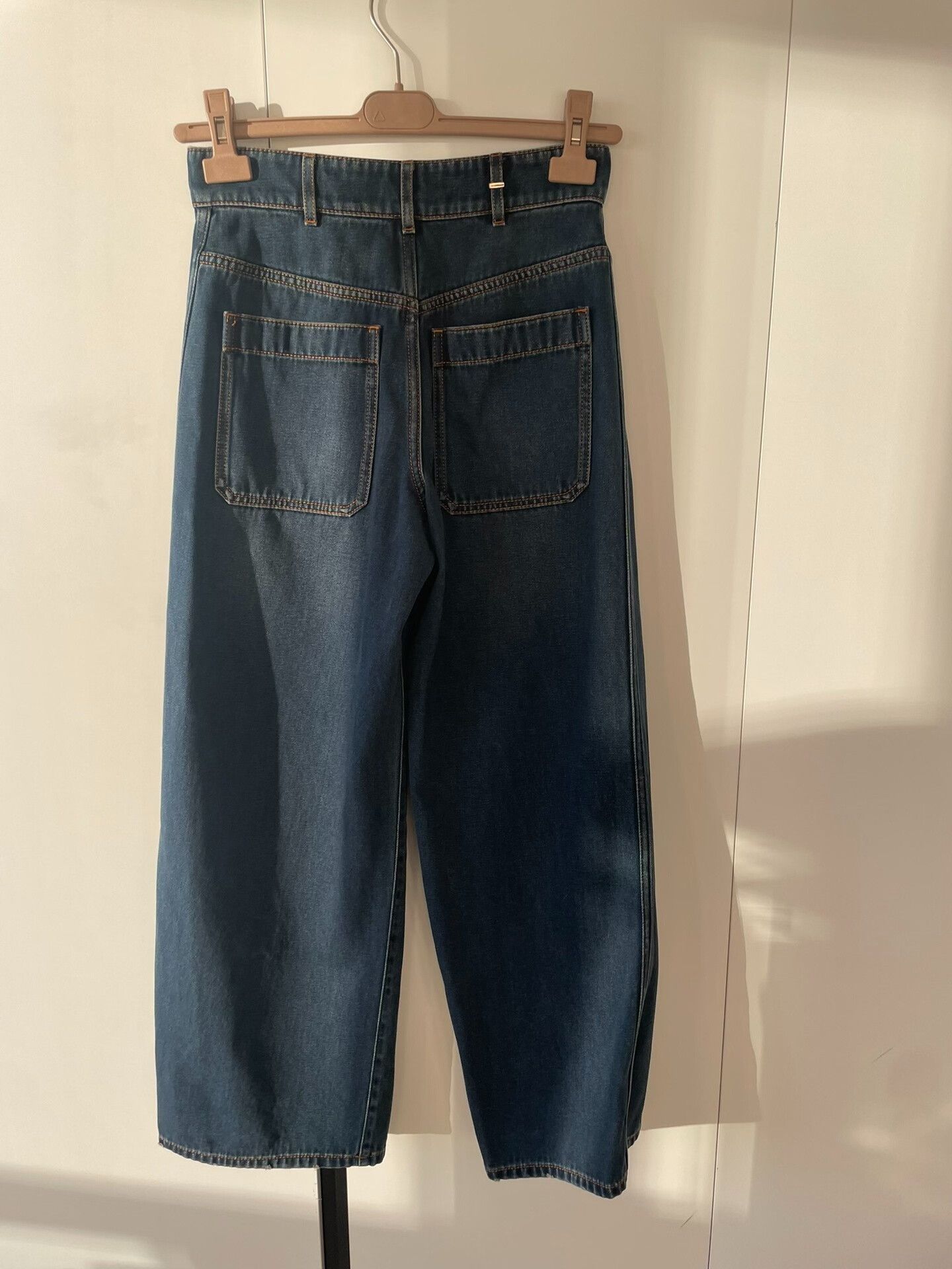 Dior Dior Wide-Leg Denim Jeans Size 34" / US 12 / IT 48 - 3 Thumbnail