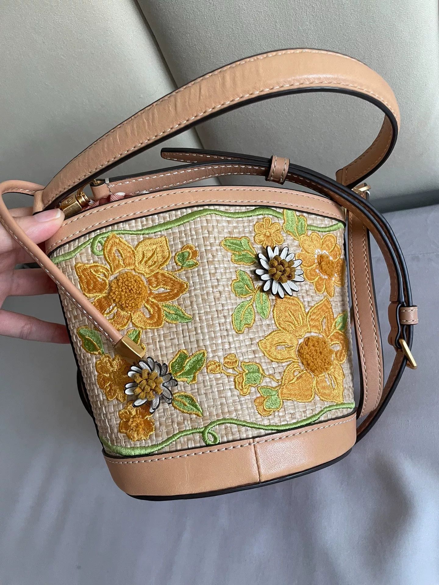 Tory Burch Tory Burch Floral Crossbody Bucket Bag Size ONE SIZE - 4 Thumbnail
