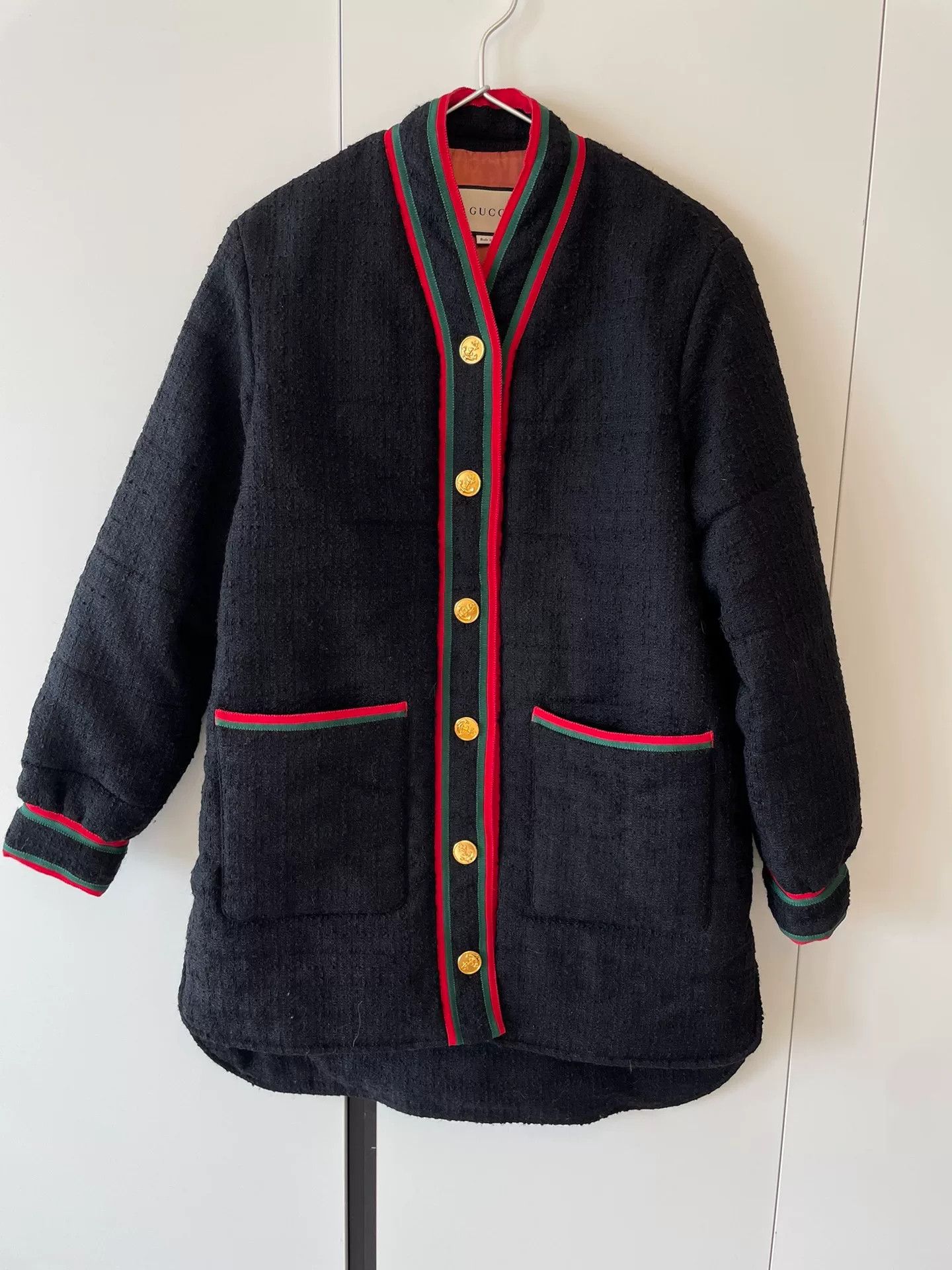Gucci Gucci Tweed Cotton Coat Size US M / EU 48-50 / 2 - 2 Thumbnail