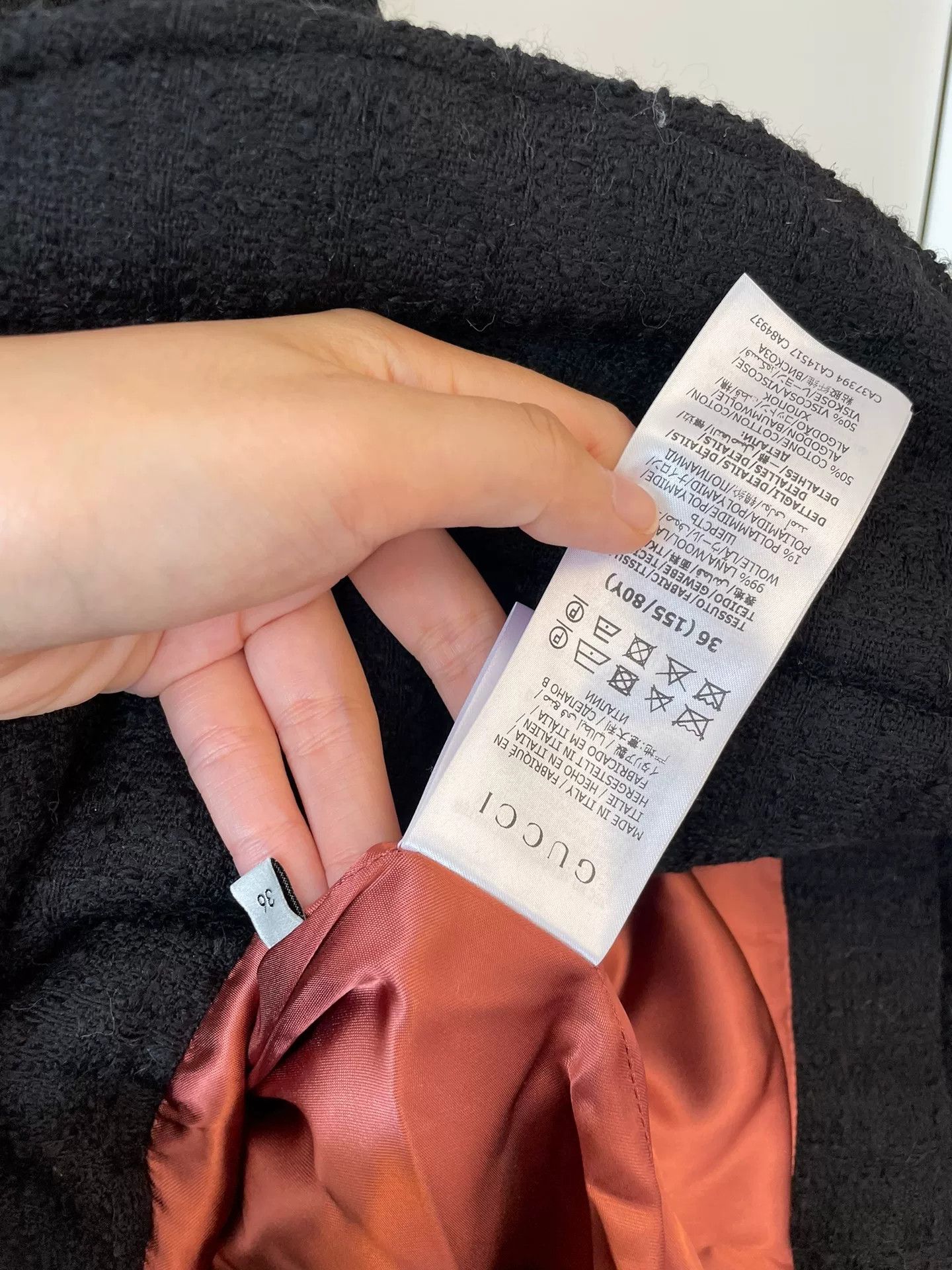 Gucci Gucci Tweed Cotton Coat Size US M / EU 48-50 / 2 - 7 Thumbnail