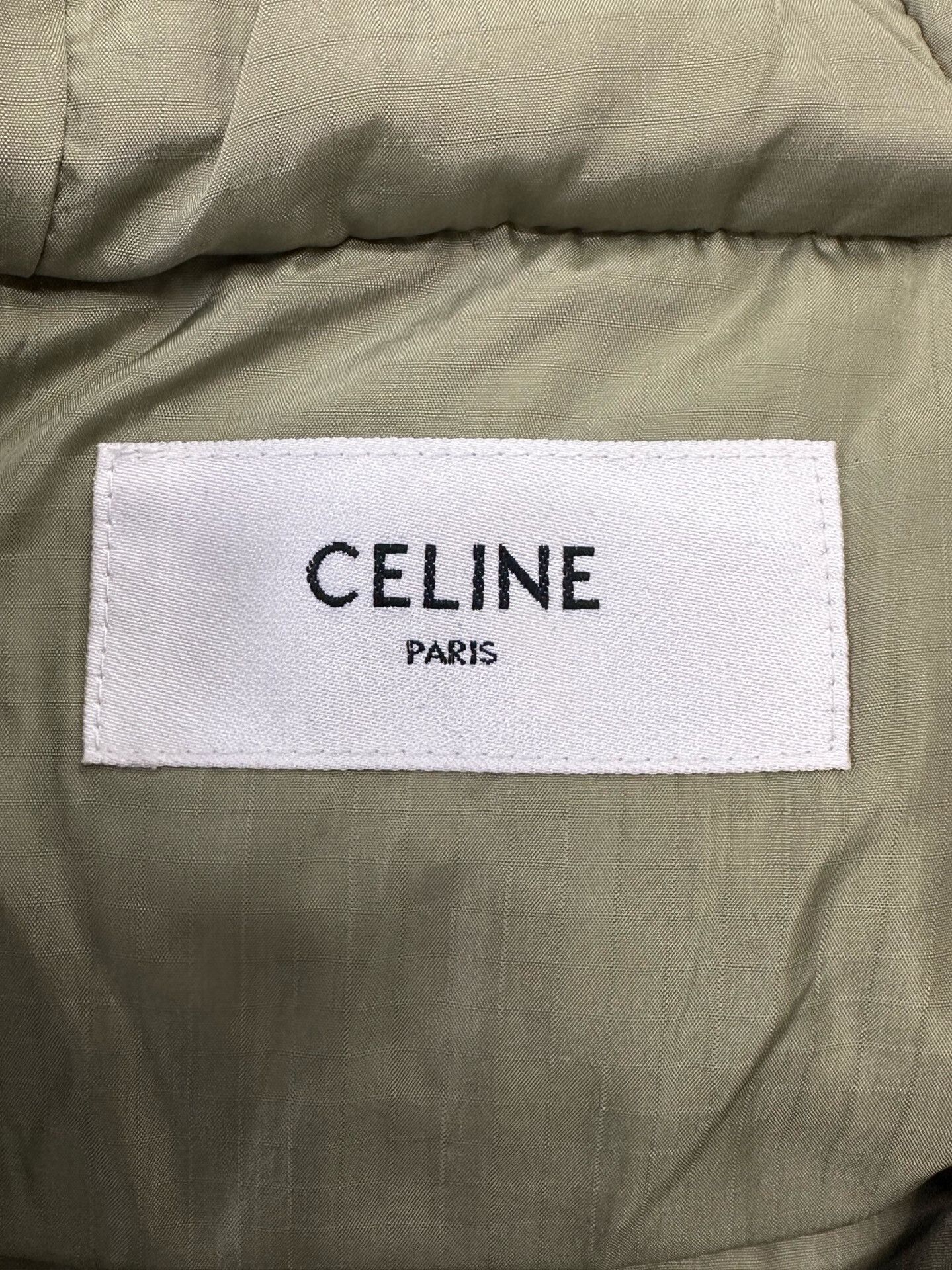 Celine Celine Olive Green Hooded Down Jacket Size S / US 4 / IT 40 - 4 Thumbnail