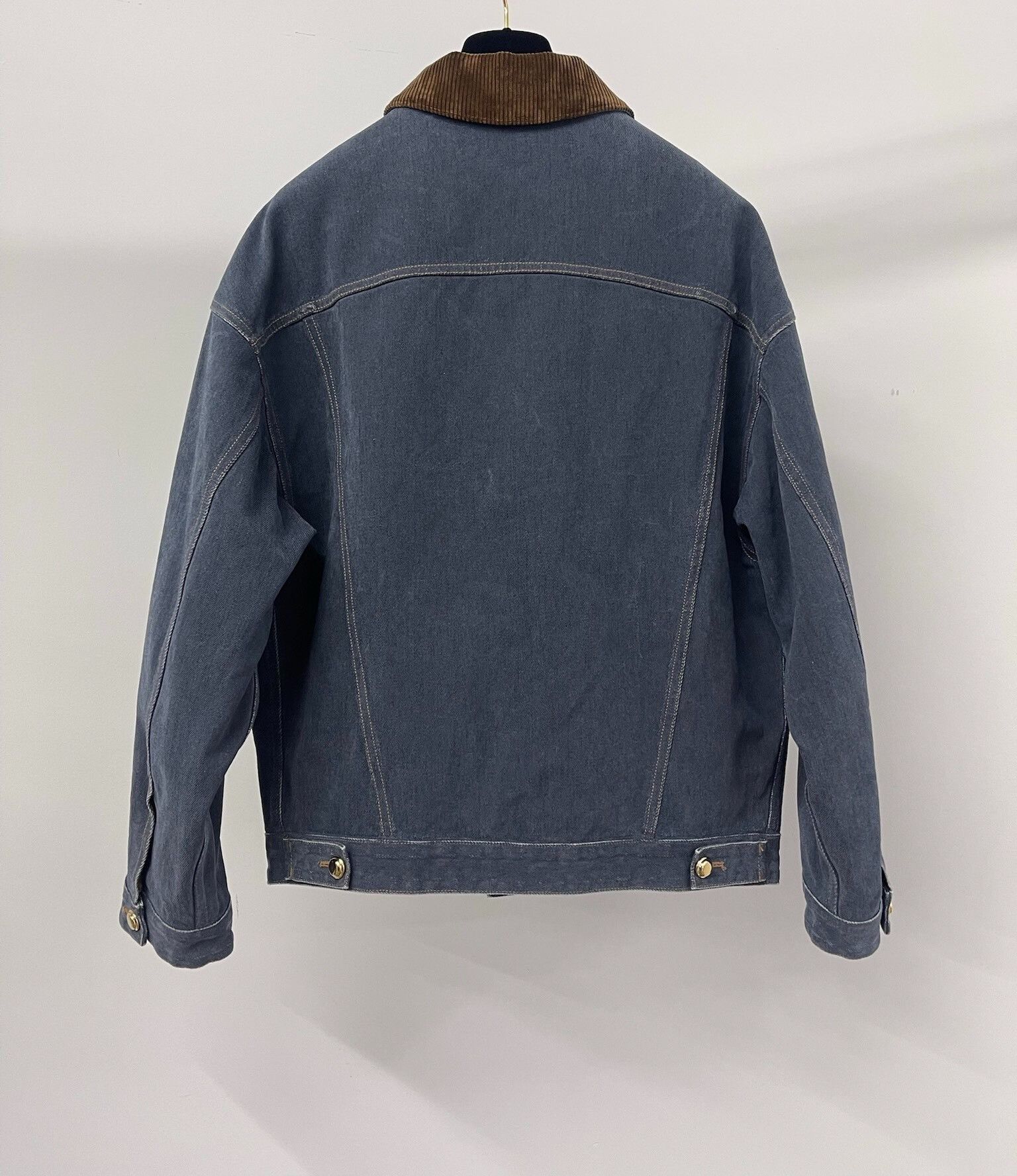 Miu Miu MiuMiu 25FW Padded Collar Denim Jacket Size XS / US 0-2 / IT 36-38 - 2 Thumbnail
