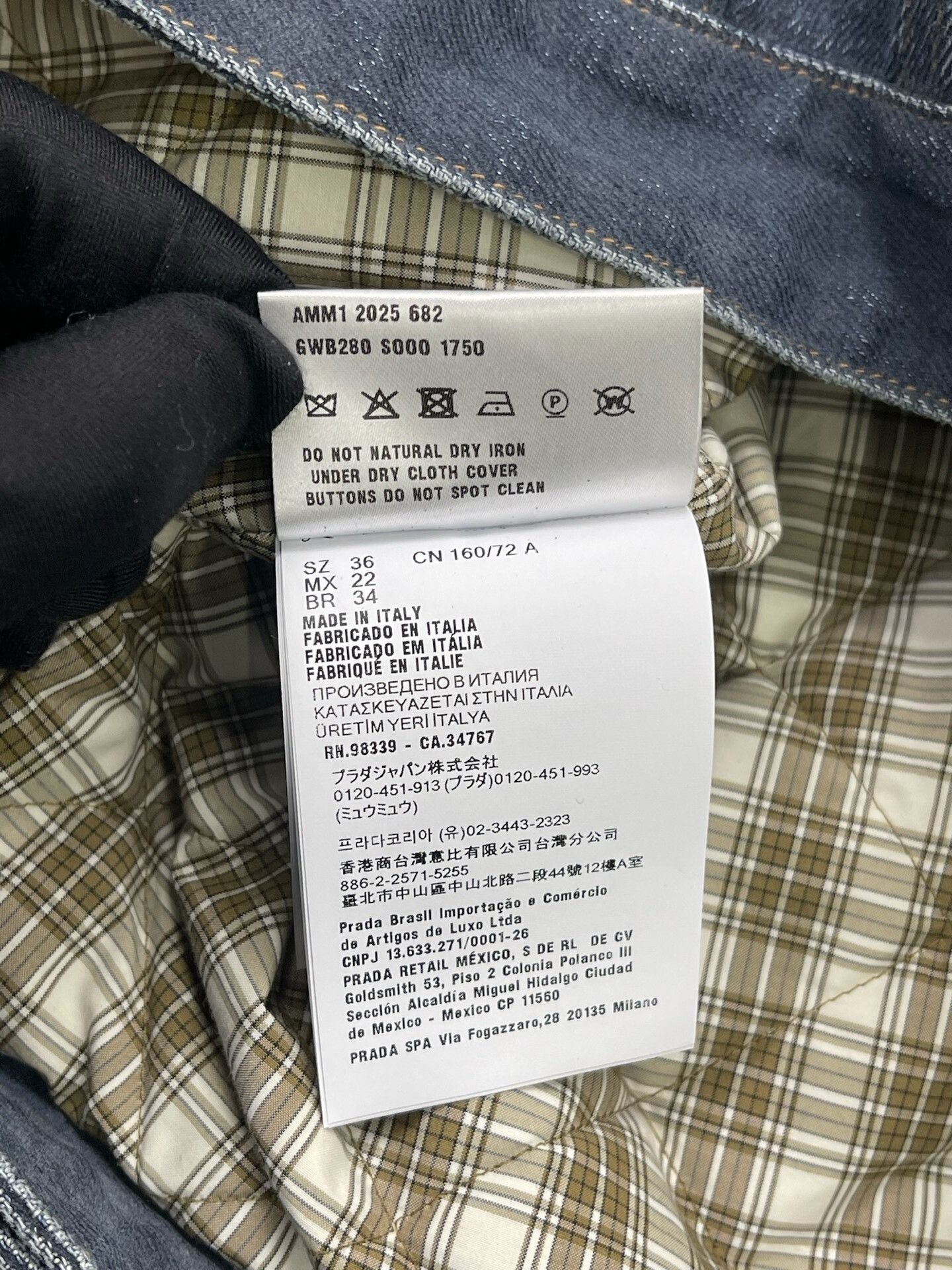 Miu Miu MiuMiu 25FW Padded Collar Denim Jacket Size XS / US 0-2 / IT 36-38 - 5 Thumbnail