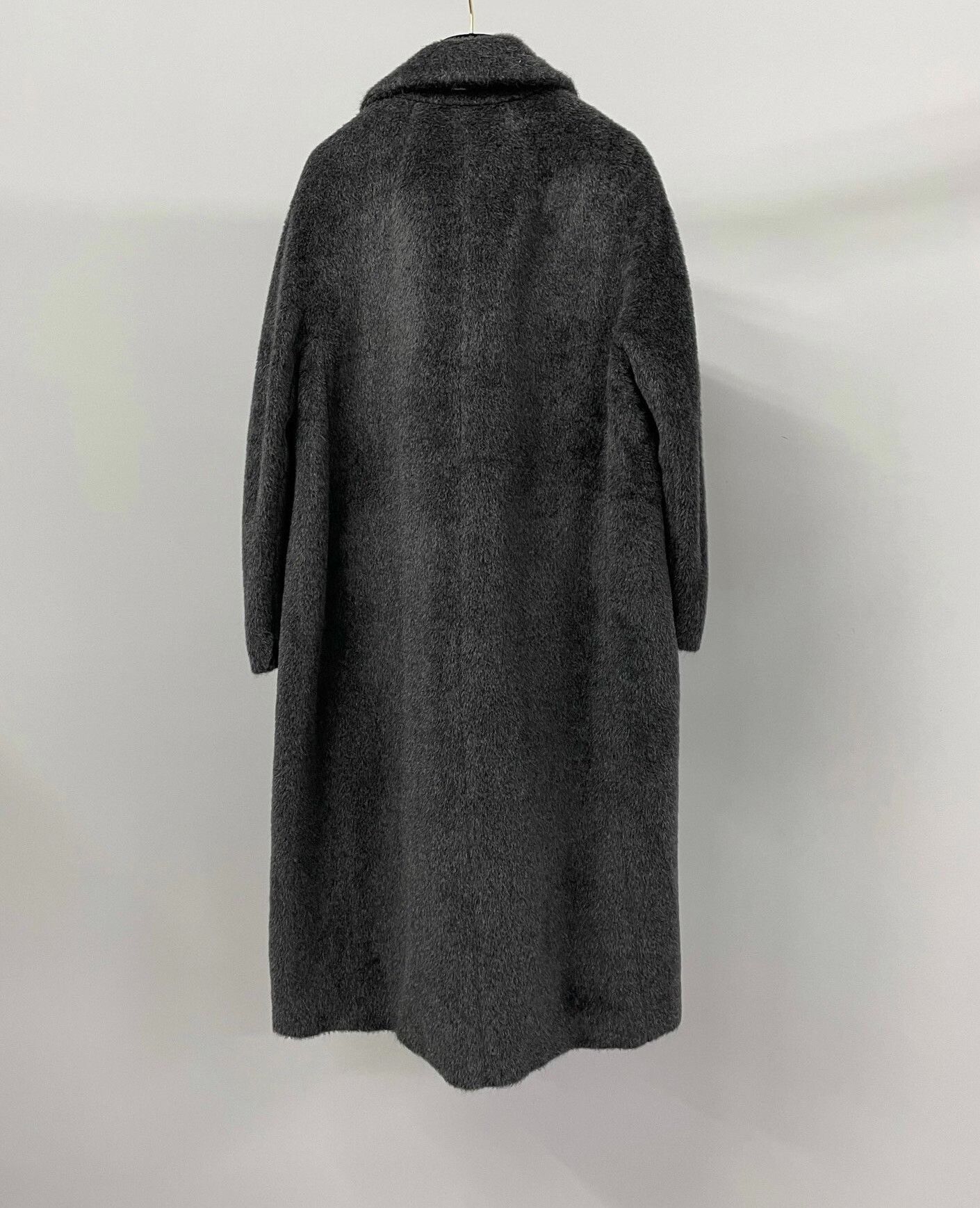 Max Mara S'MaxMara Gray Alpaca Coat Size XXS / US 00 / IT 34 - 2 Thumbnail