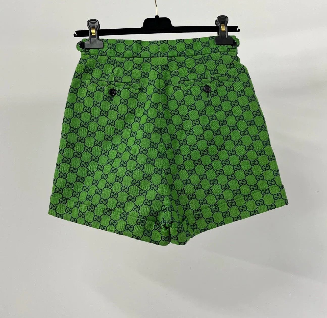 Gucci Gucci Green All-Logo Shorts Size 36" / US 14 / IT 50 - 2 Thumbnail