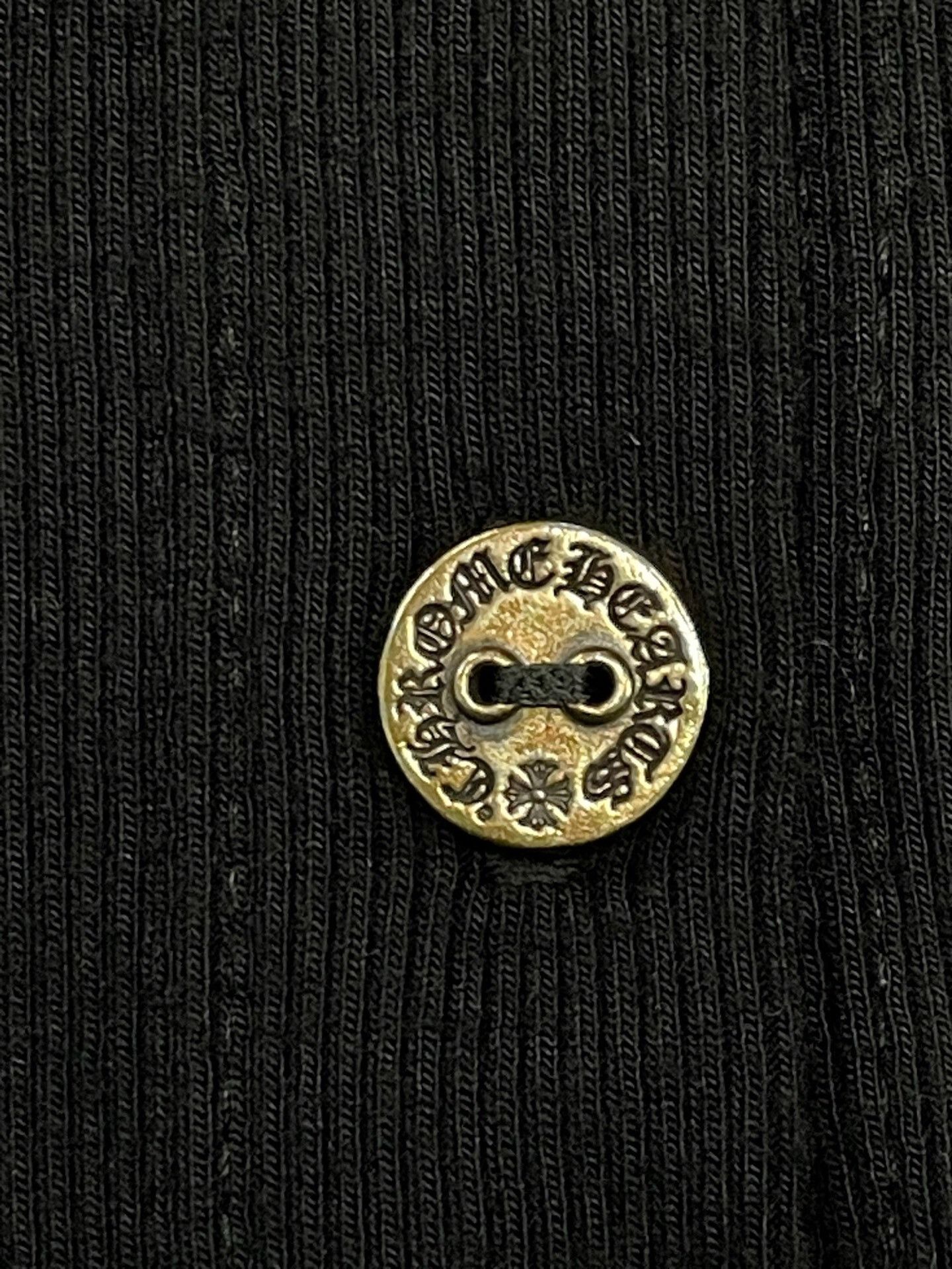 Chrome Hearts Chrome Hearts Black Cropped Embroidered Cardigan Size L / US 10 / IT 46 - 4 Thumbnail