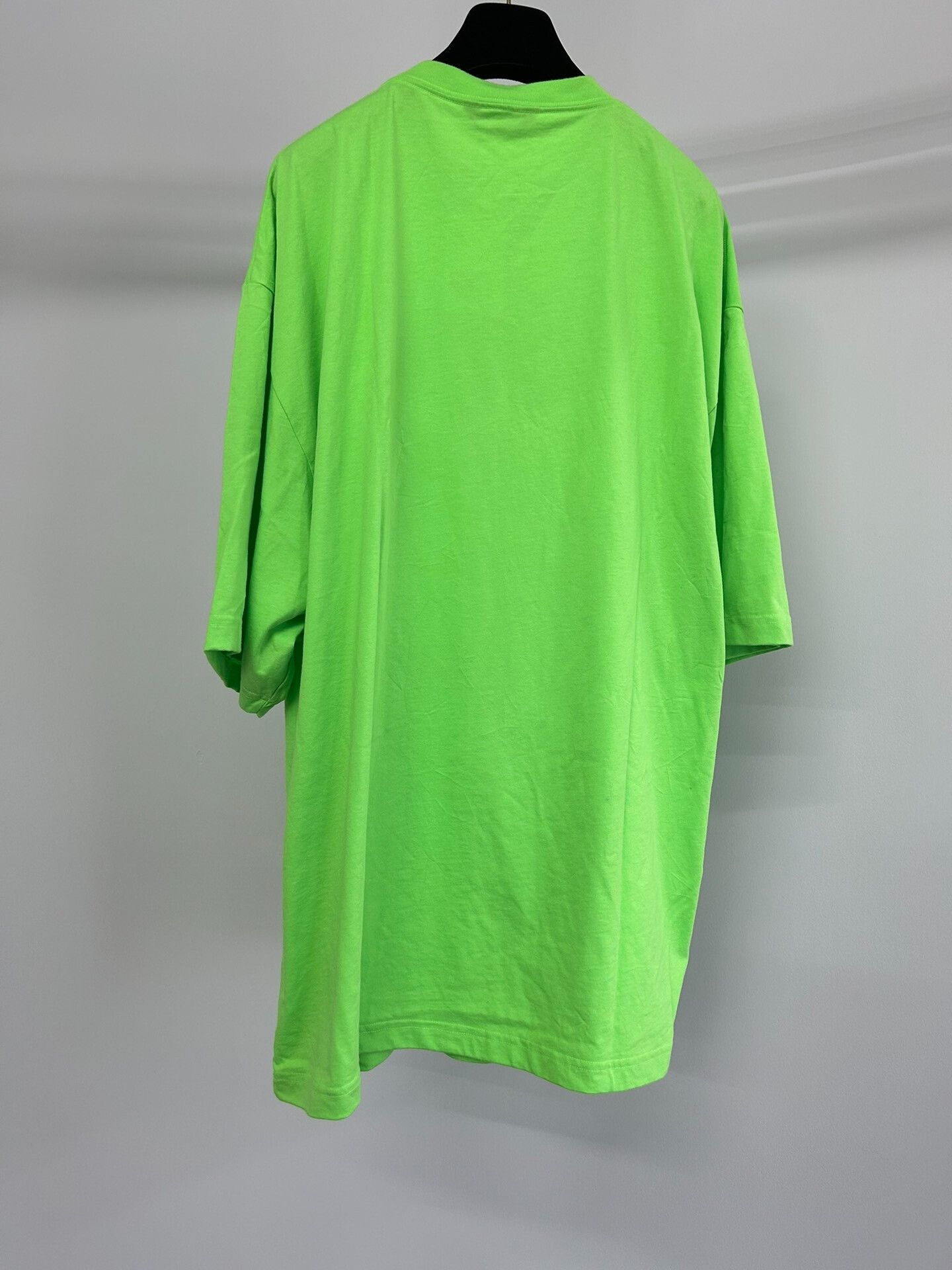 Balenciaga Balenciaga Fluorescent Green Short-Sleeve Tee Size S / US 4 / IT 40 - 3 Thumbnail