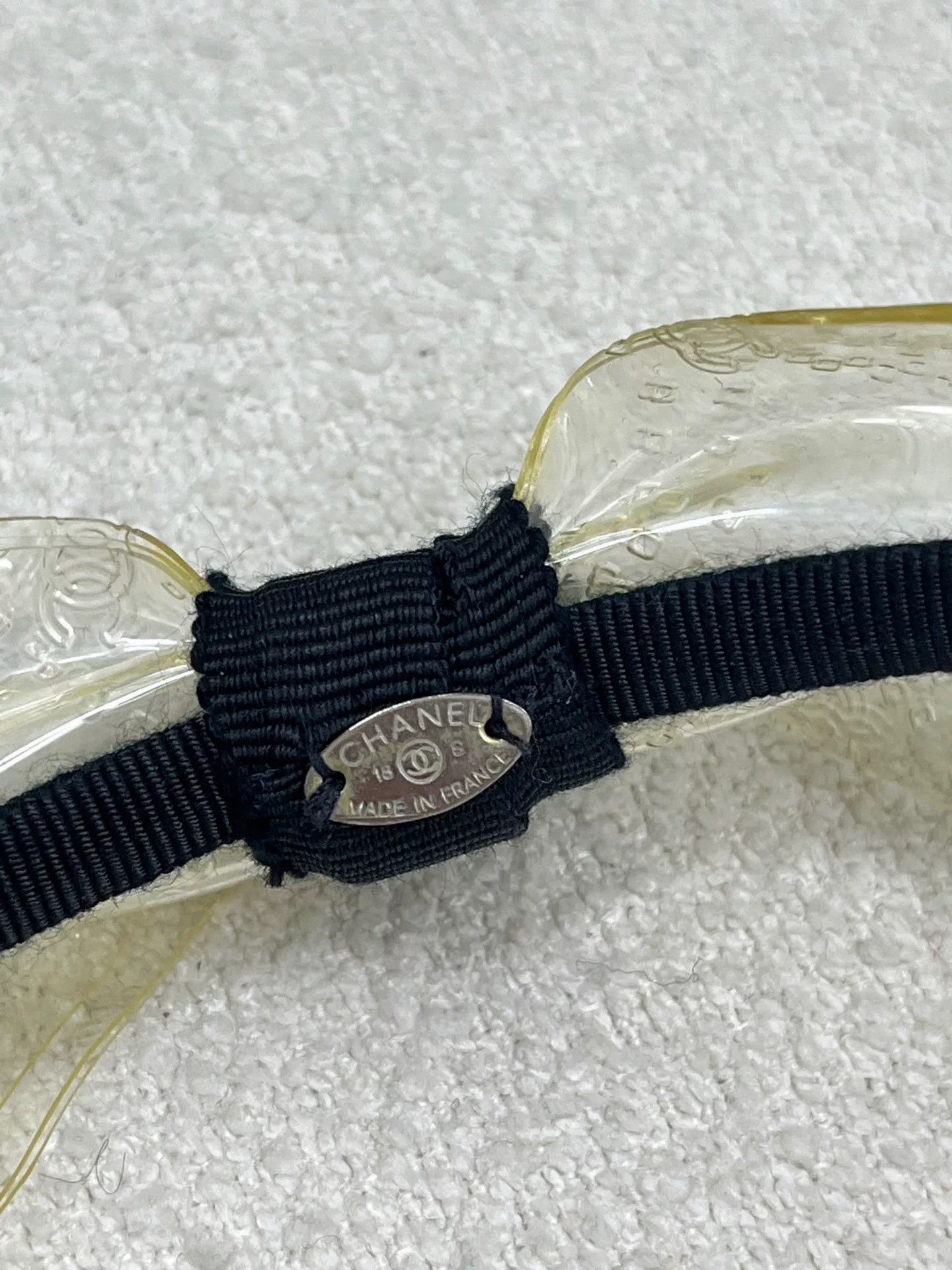 Chanel Chanel Transparent Bow Headband Size ONE SIZE - 6 Thumbnail