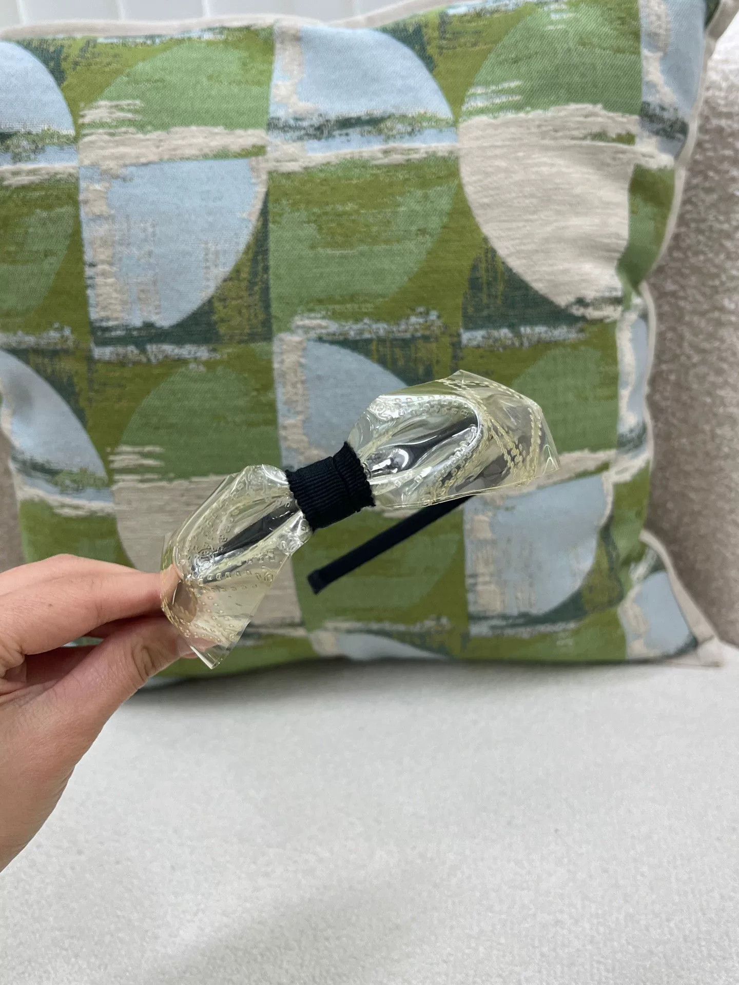 Chanel Chanel Transparent Bow Headband Size ONE SIZE - 3 Thumbnail