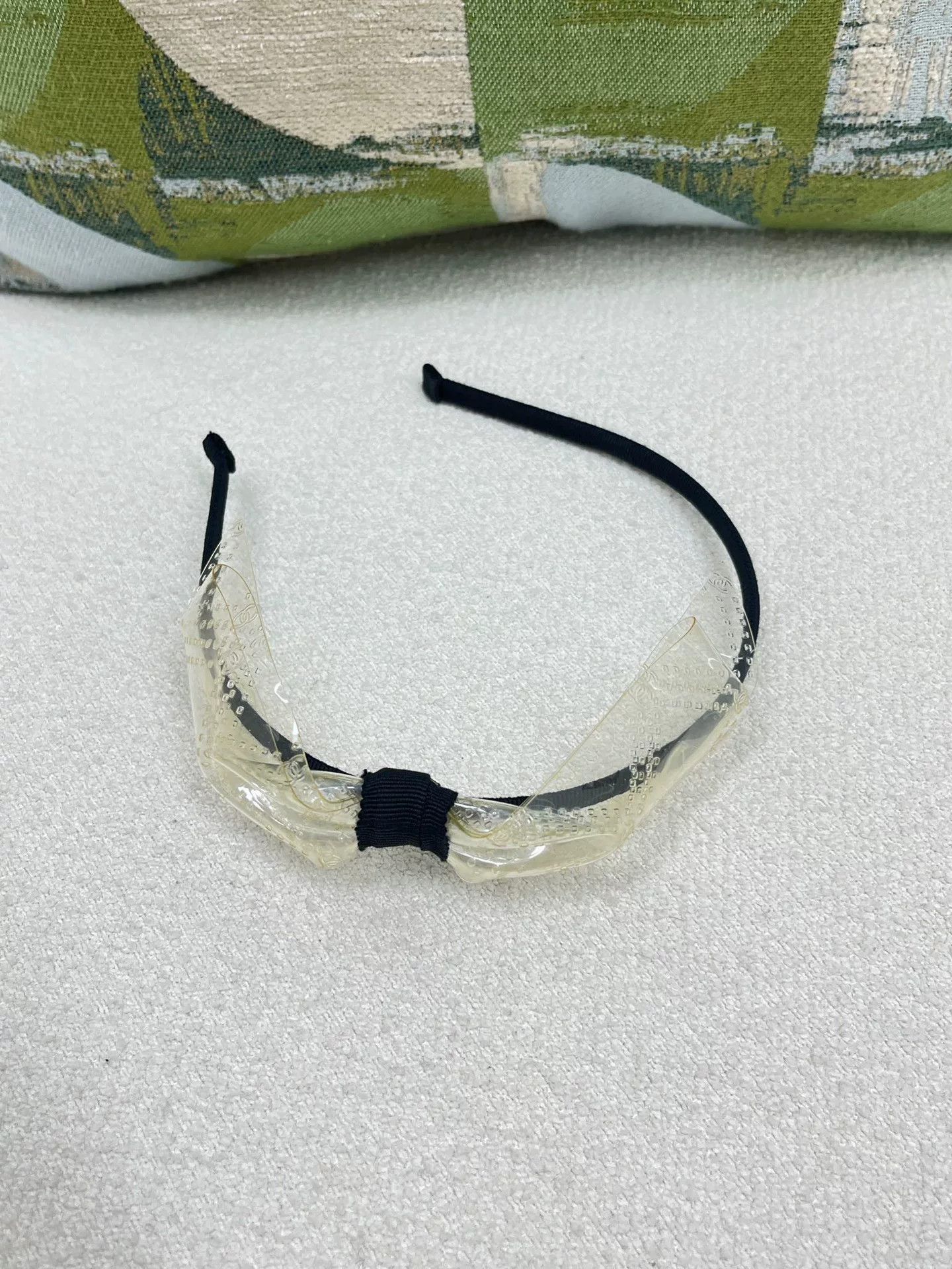 Chanel Chanel Transparent Bow Headband Size ONE SIZE - 4 Thumbnail