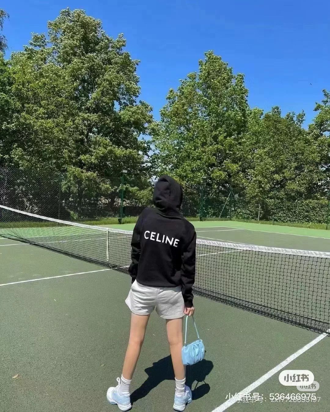 Celine Celine Large Back Logo Black Hoodie Size US M / EU 48-50 / 2 - 5 Thumbnail