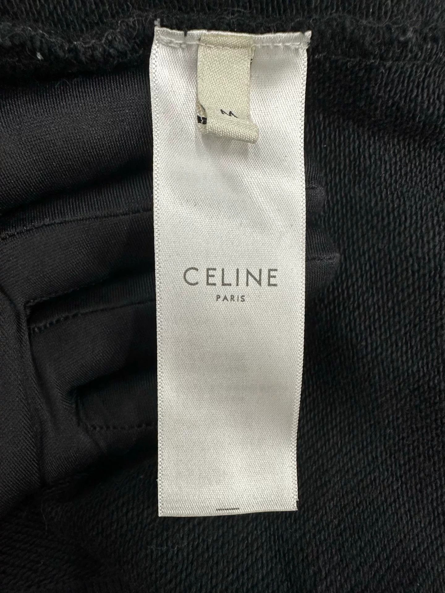 Celine Celine Large Back Logo Black Hoodie Size US M / EU 48-50 / 2 - 3 Thumbnail