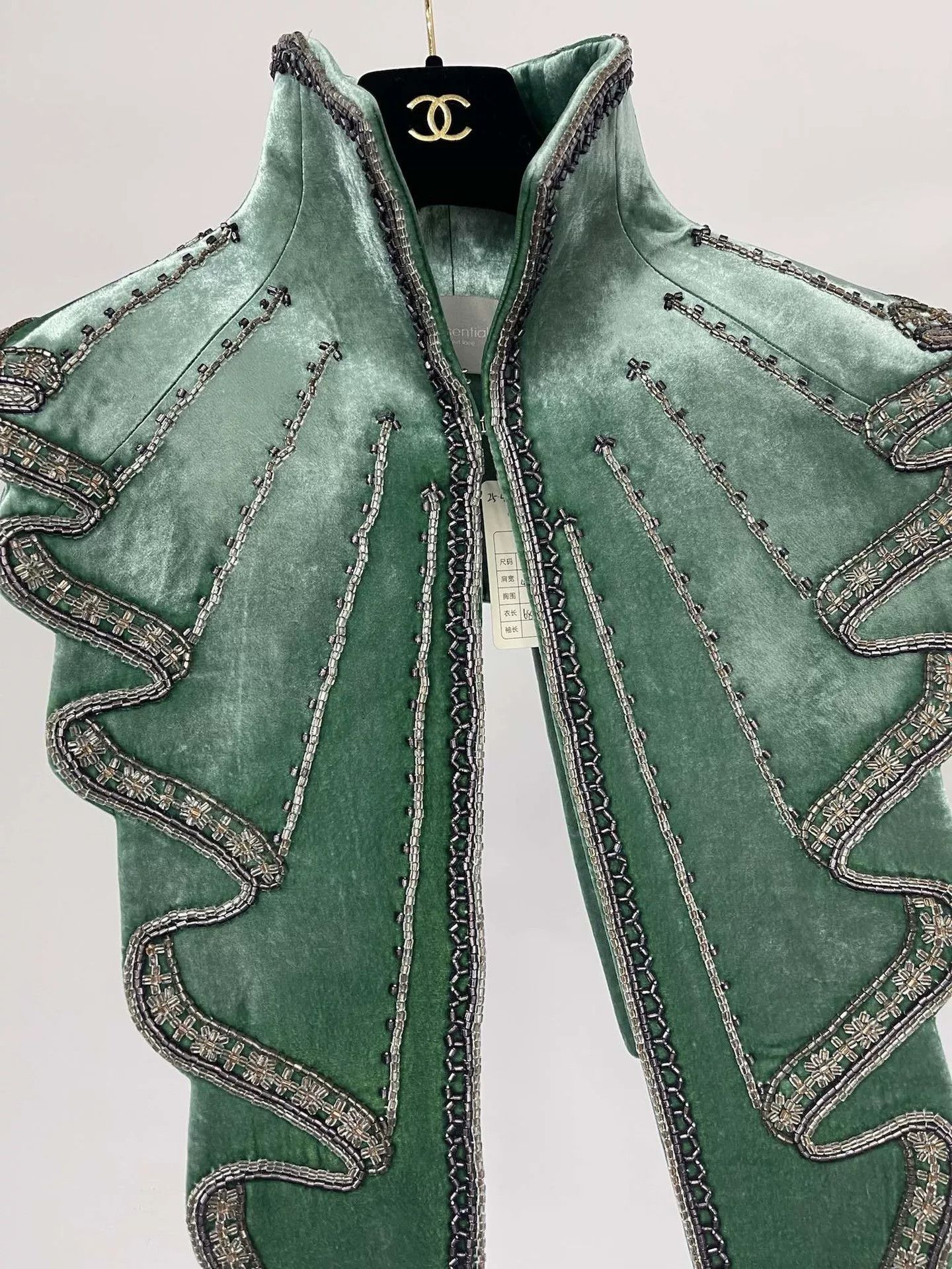 MAKR M Essential Dark Green Velvet Vest Size XS / US 0-2 / IT 36-38 - 3 Thumbnail
