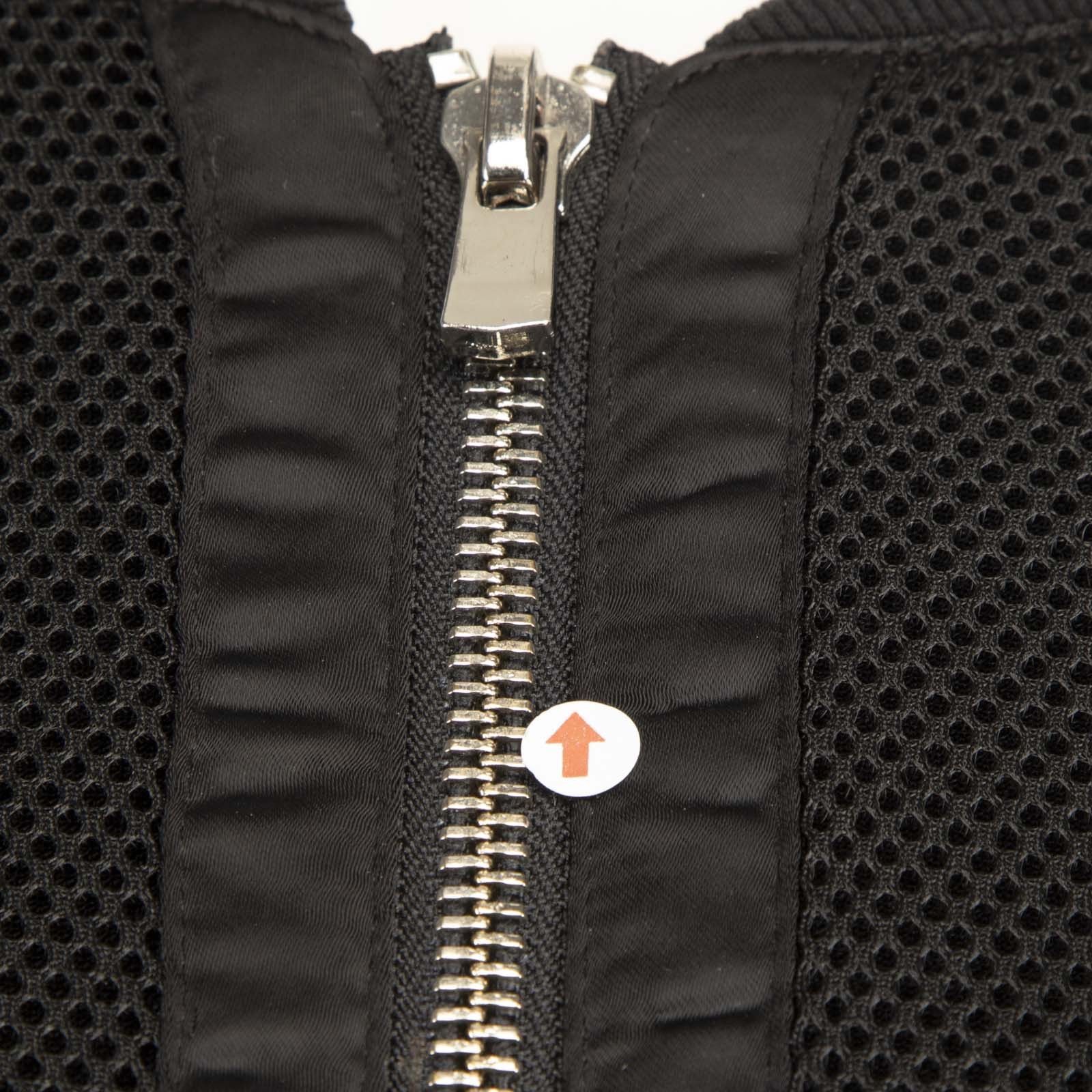 Maje Black Mesh Panelled Bomber Jacket Size S / US 4 / IT 40 - 6 Thumbnail